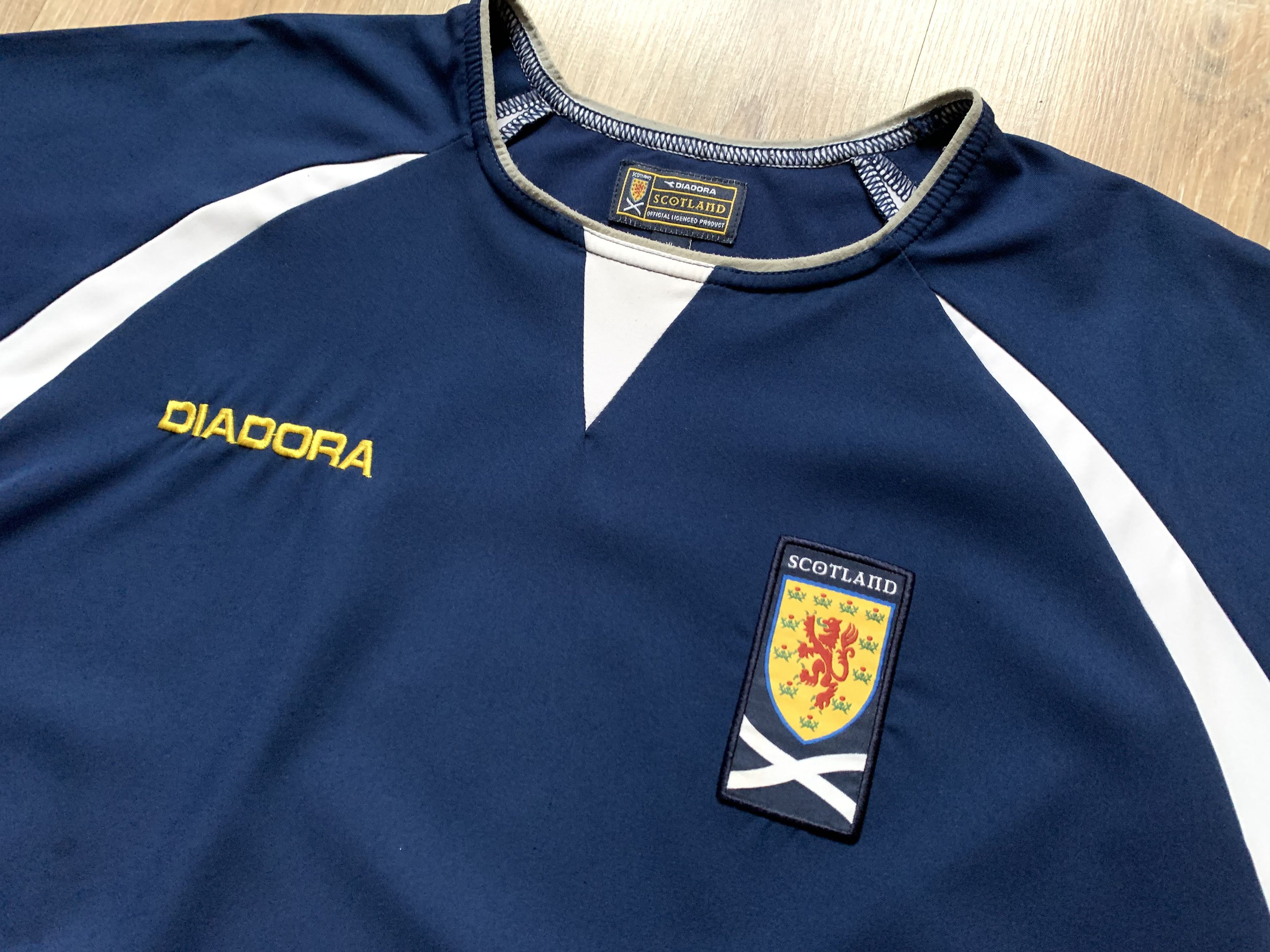 Diadora × Vintage Vintage Diadora Scotland Home Football Shirt 2003-2005 Size US XL / EU 56 / 4 - 5 Thumbnail