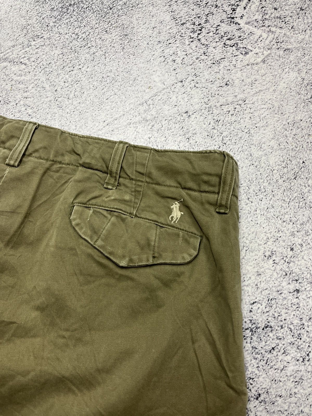 Polo Ralph Lauren Vintage Polo Ralph Lauren Military Cargo Shorts Baggy Y2k Size US 36 / EU 52 - 4 Thumbnail