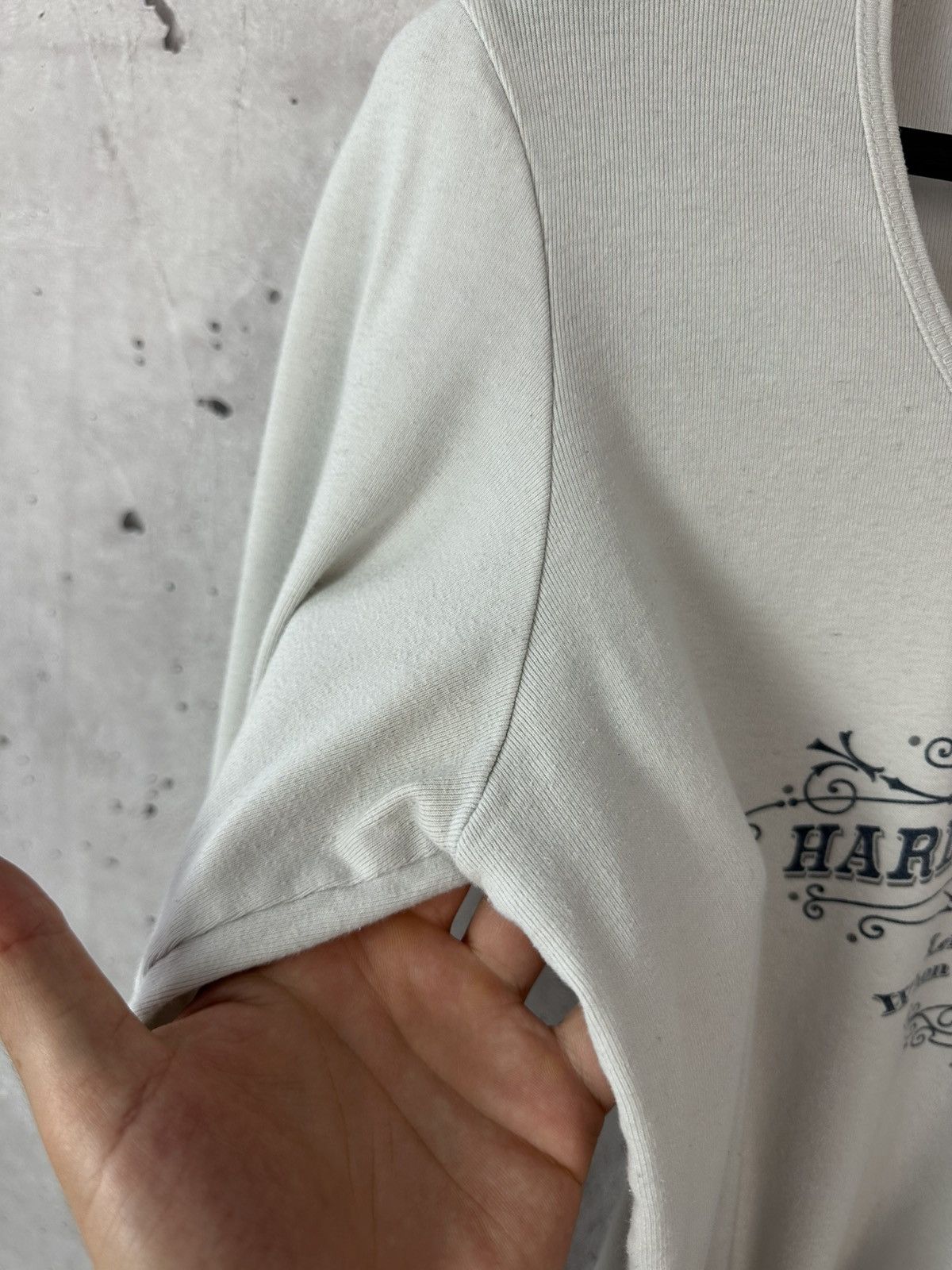 Vintage Vintage Harley Davidson Printed White Long Sleeve Size XL / US 12-14 / IT 48-50 - 10 Thumbnail