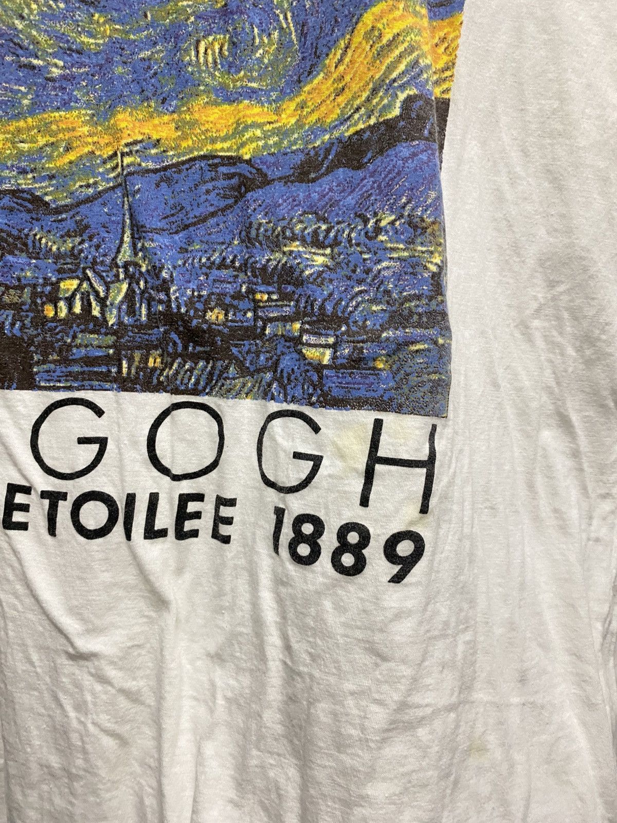Vintage Vintage Van Gogh Black T Shirt Size US XL / EU 56 / 4 - 5 Thumbnail