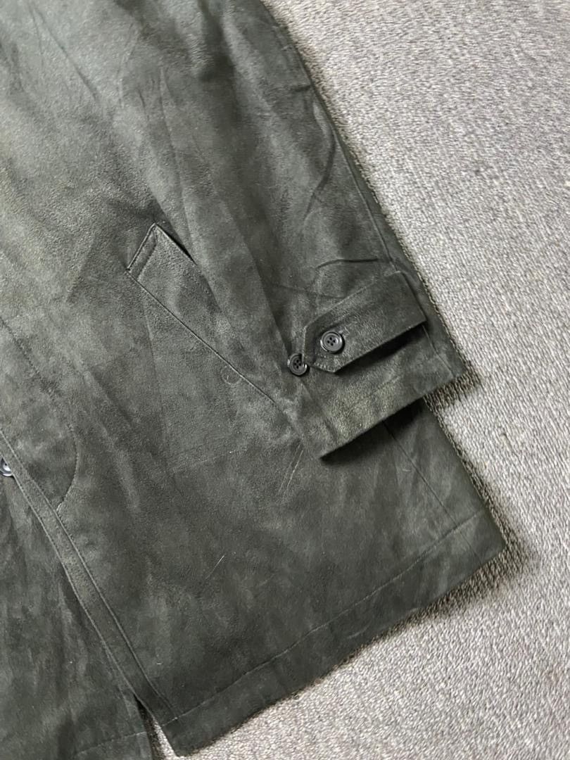 Tornado Mart Tornardo Mart Suede Trench Coat (197) Size US S / EU 44-46 / 1 - 9 Thumbnail