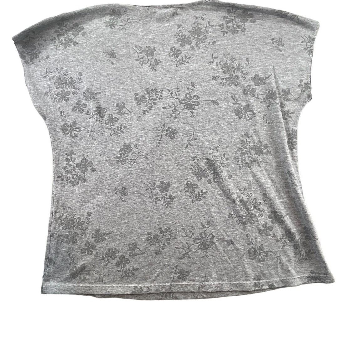 Jones New York Jones New York Women’s Floral Print V-Neck Tee - Large Size L / US 10 / IT 46 - 2 Thumbnail