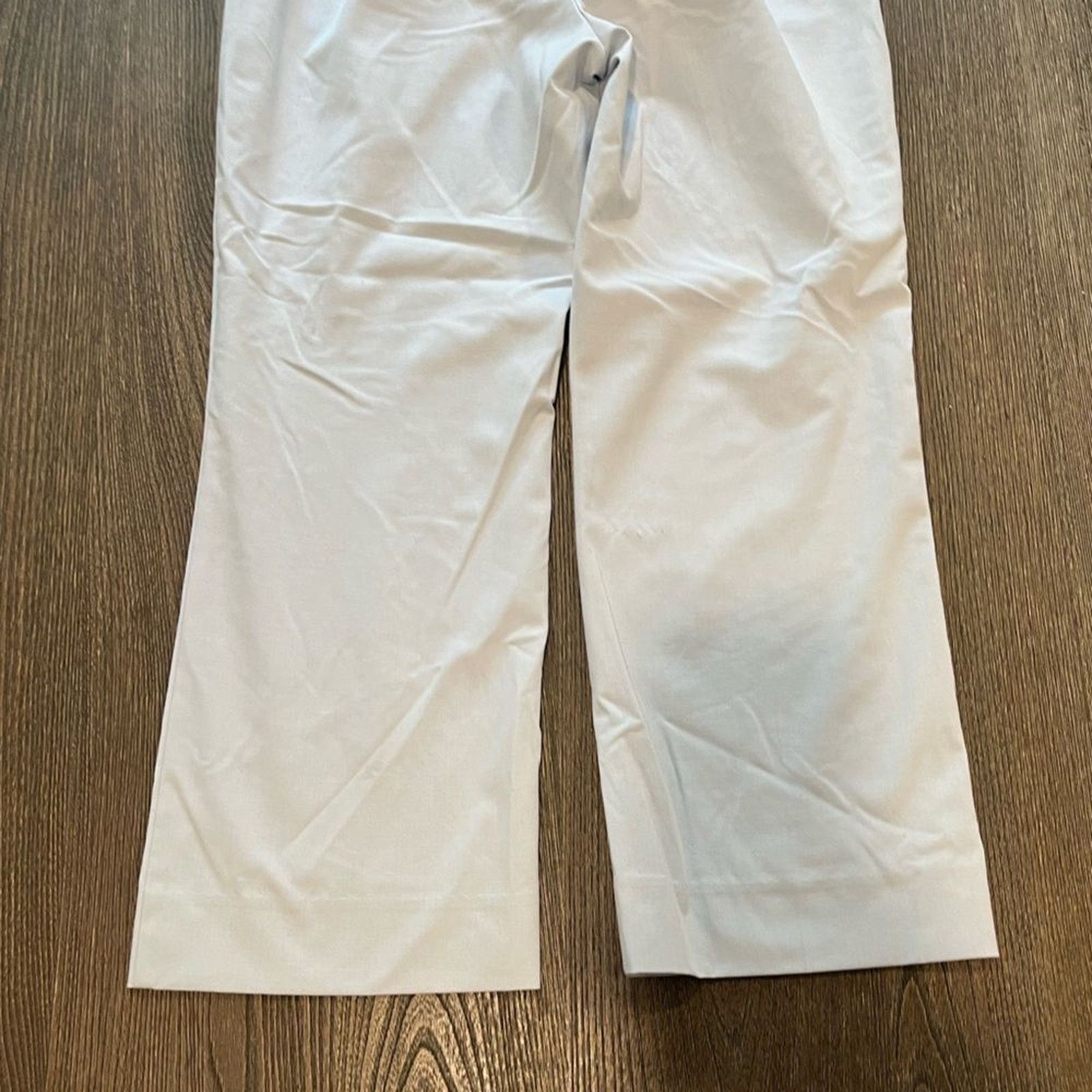 Loft Loft Light Baby Blue Capri Straight Leg Pants Size 4 Size 27" / US 4 / IT 40 - 7 Thumbnail
