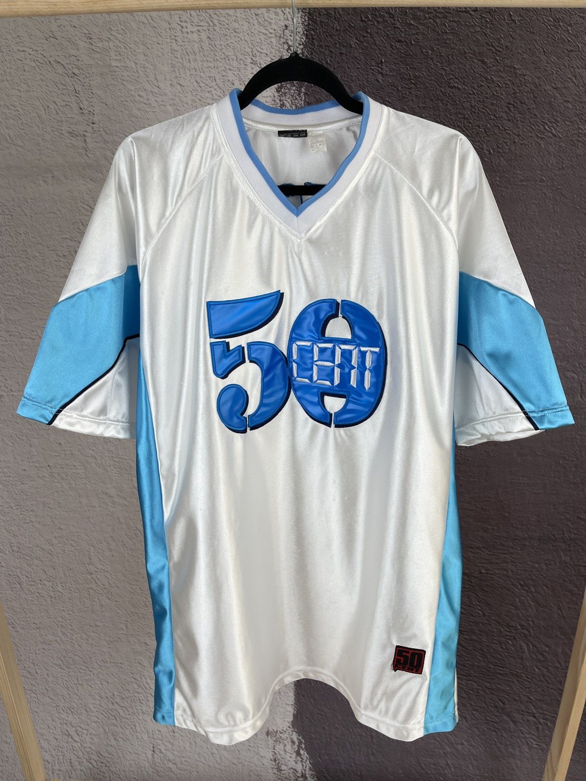 50 Cent 50 cent Fifty Cent vintage limited edition big logo jersey Size US L / EU 52-54 / 3 - 2 Thumbnail