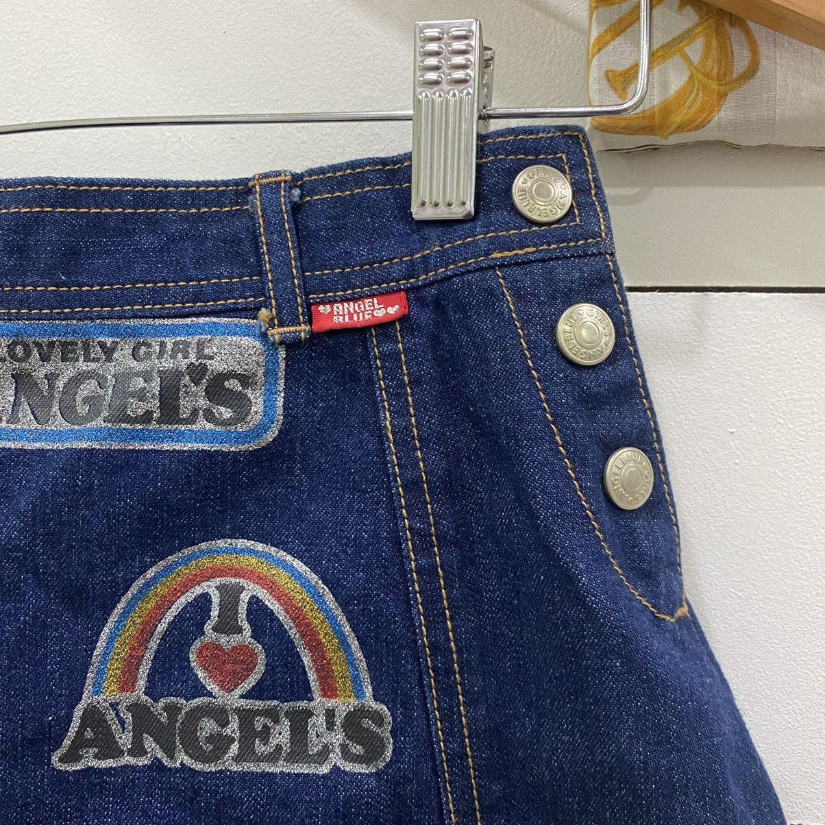 Angel Blue Angel Blue Metallic Printed Patches Denim Mini Skirts Size 24" / US 00 / IT 34 - 5 Thumbnail