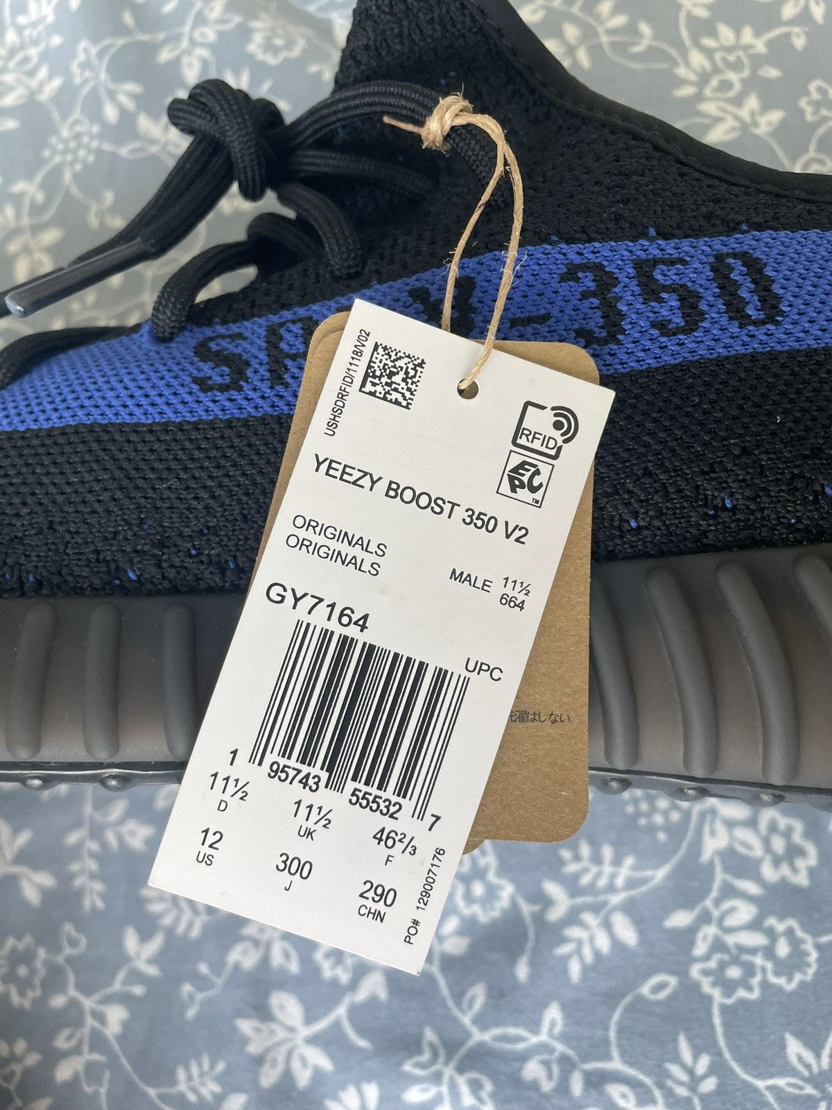Adidas × Kanye West × Yeezy Yeezy Boost 350 Dazzling Blue Size US 12 / EU 45 - 5 Thumbnail