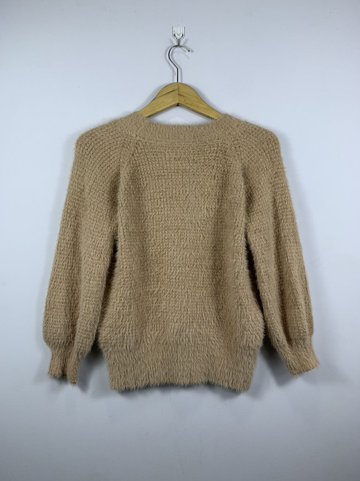 Issey Miyake × Japanese Brand Crazy Japanese Mohair Fuzzy Japanese Sweater Size US S / EU 44-46 / 1 - 2 Thumbnail