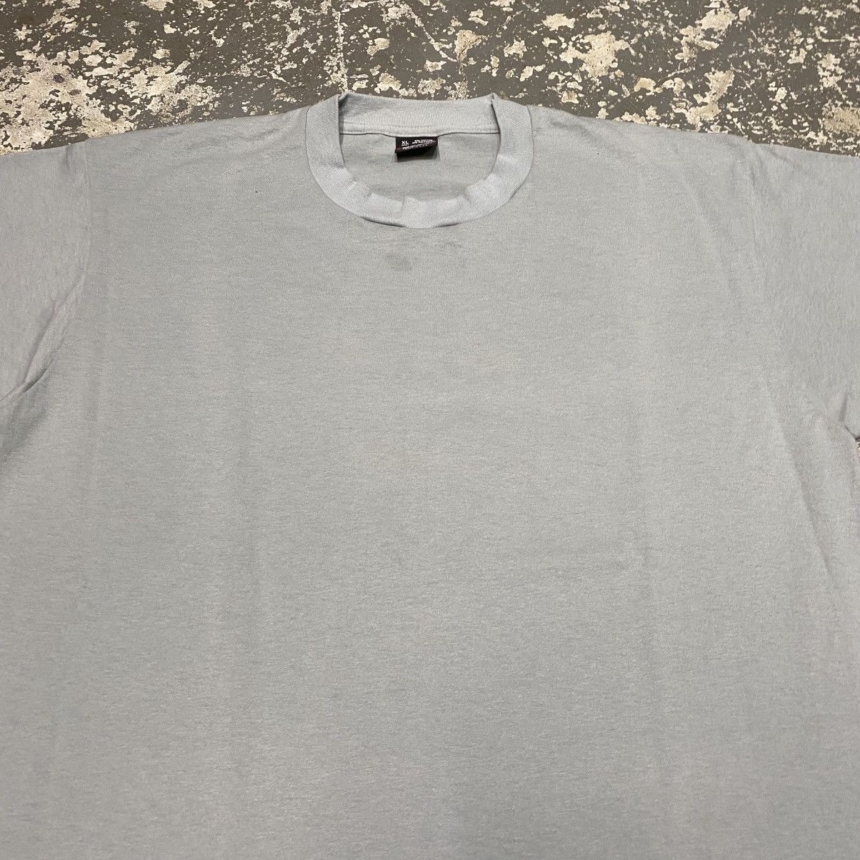 Other Vintage Fruit Of The Loom Best Grey Blank 90s Single Stitch Size US XL / EU 56 / 4 - 6 Thumbnail
