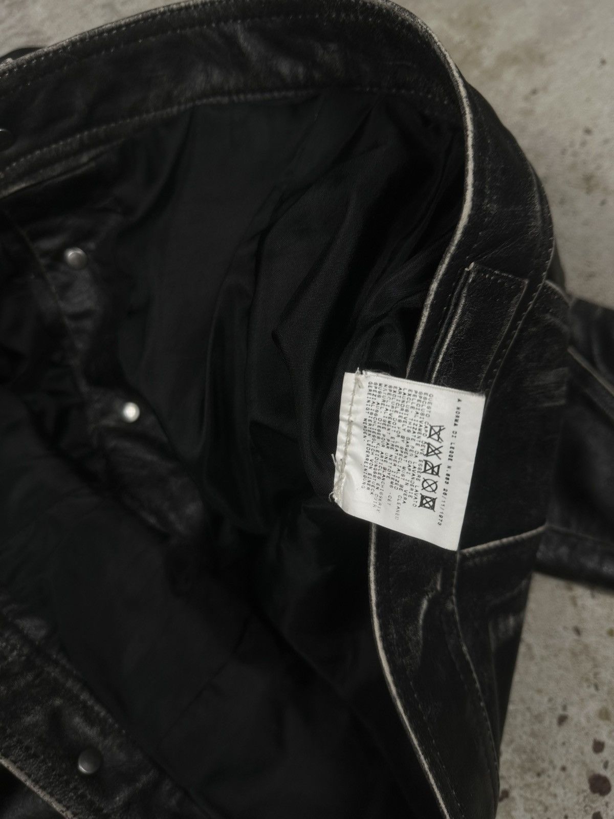 Just Cavalli Cavalli 2000s Eroded Brut Archive Leather Trucker Jacket Size M / US 6-8 / IT 42-44 - 12 Thumbnail