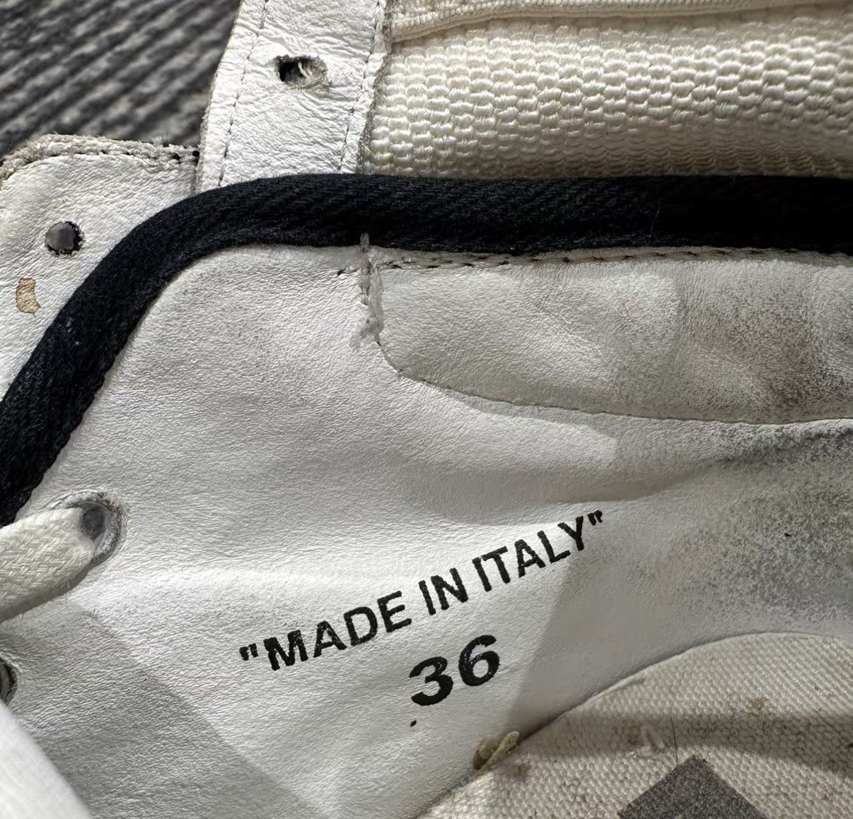 Off-White Off-White Court 3.0 Black and White High-top Sneakers J42 Size US 5 / IT 35 - 7 Thumbnail