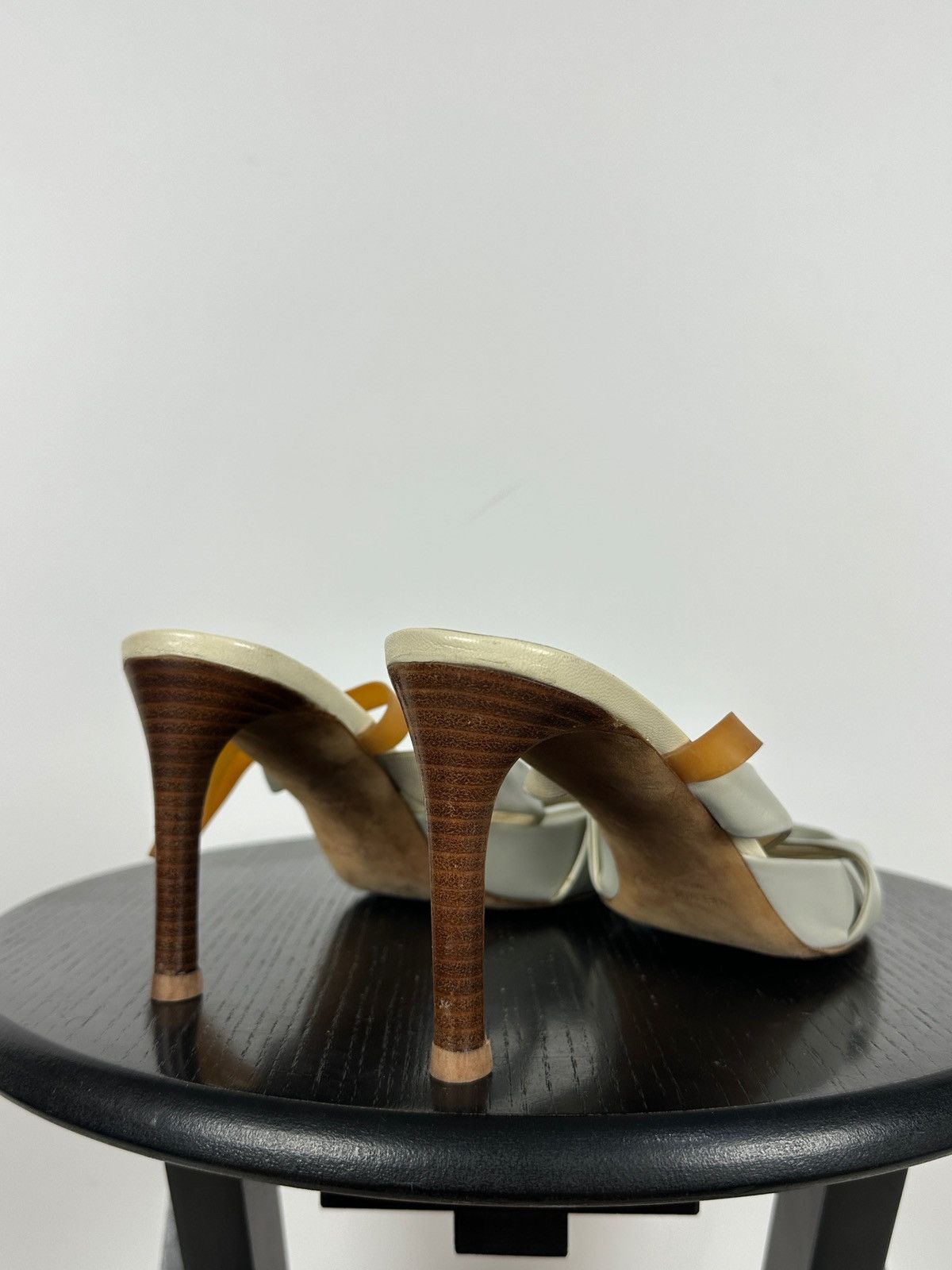 Helmut Lang 00s Vintage Helmut Lang Leather Strappy Sandals Heels Size US 9 / IT 39 - 5 Thumbnail