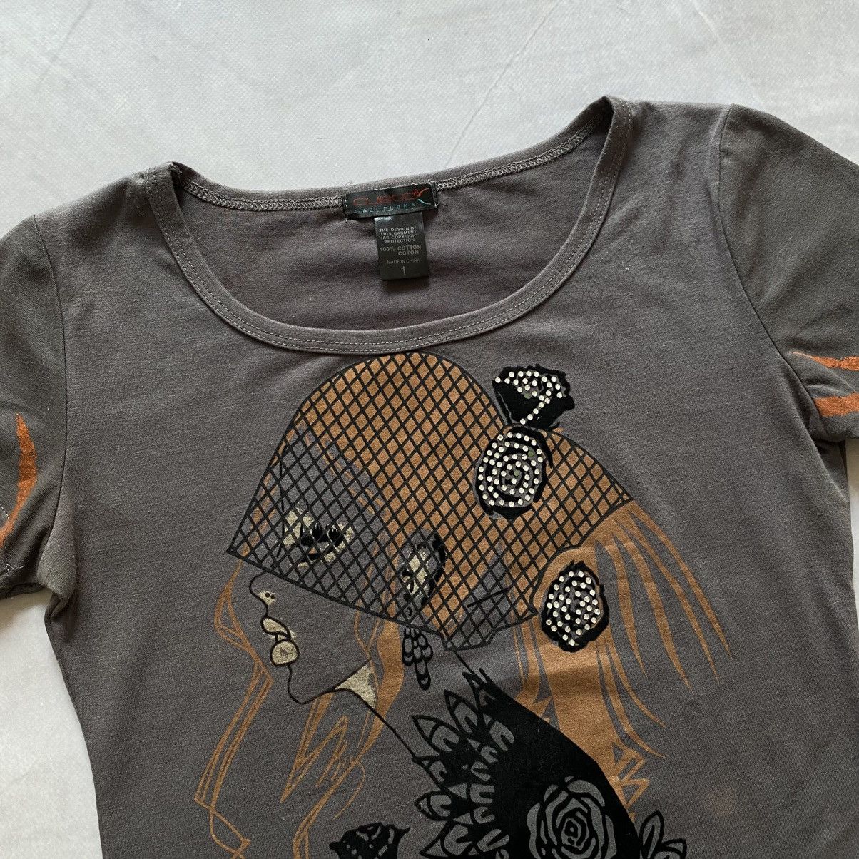 Hysteric Glamour RARE Custo Barcelona Cop Copine Style Dragon Y2K T Shirt Size S / US 4 / IT 40 - 3 Thumbnail