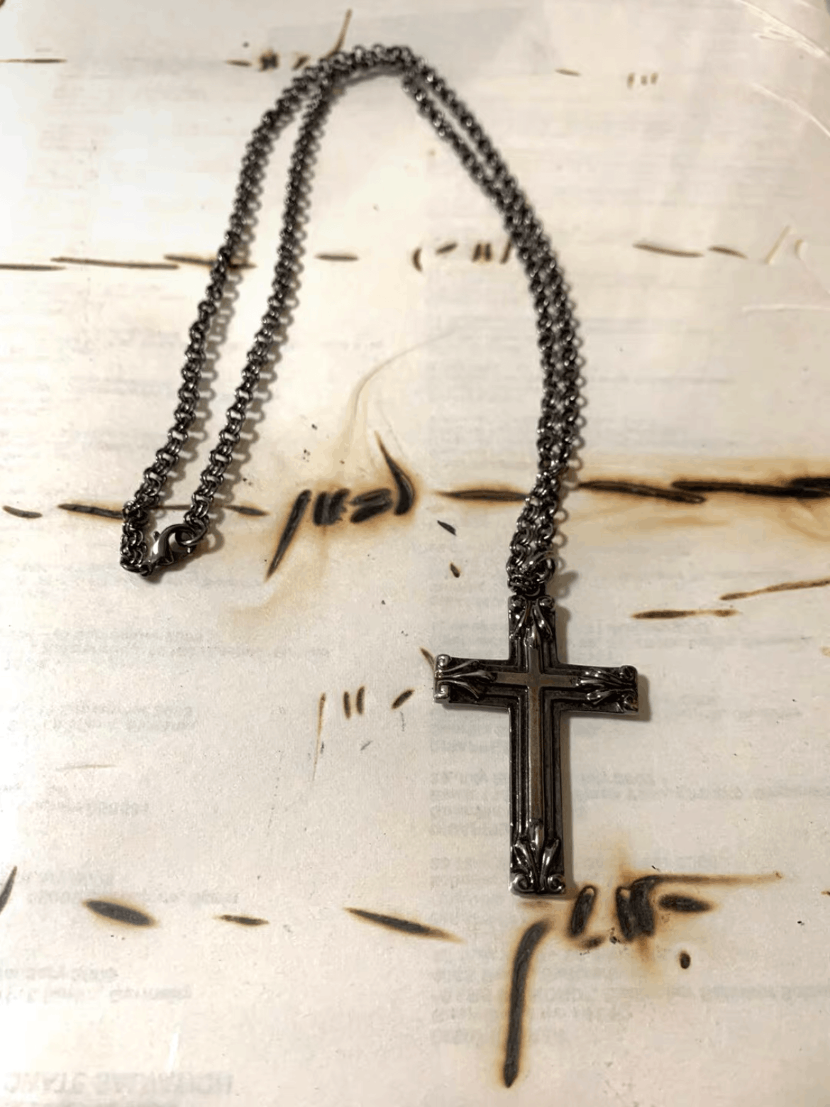 Undercover Undercover x Trash Cross Ncklace Size ONE SIZE - 1 Thumbnail