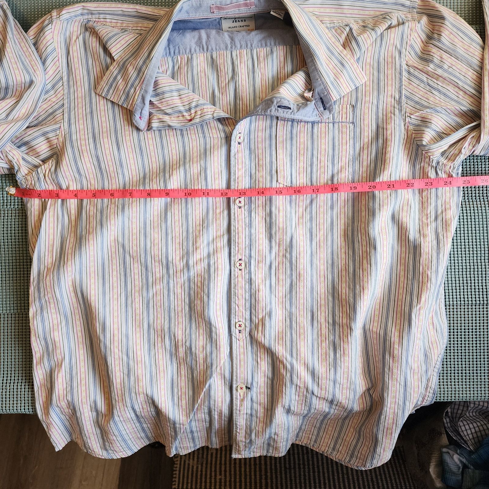 Tommy Bahama Tommy Bahama XL Men's Multicolor Striped Shirt Size US XL / EU 56 / 4 - 4 Thumbnail