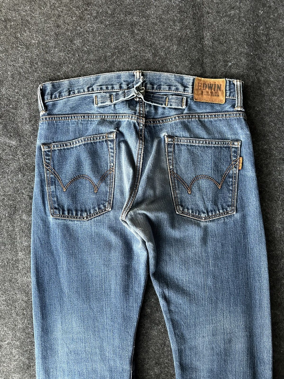 Edwin Vtg Edwin 505zxx Selvedge Redline Faded Denim W31 D411 Size US 31 - 7 Thumbnail
