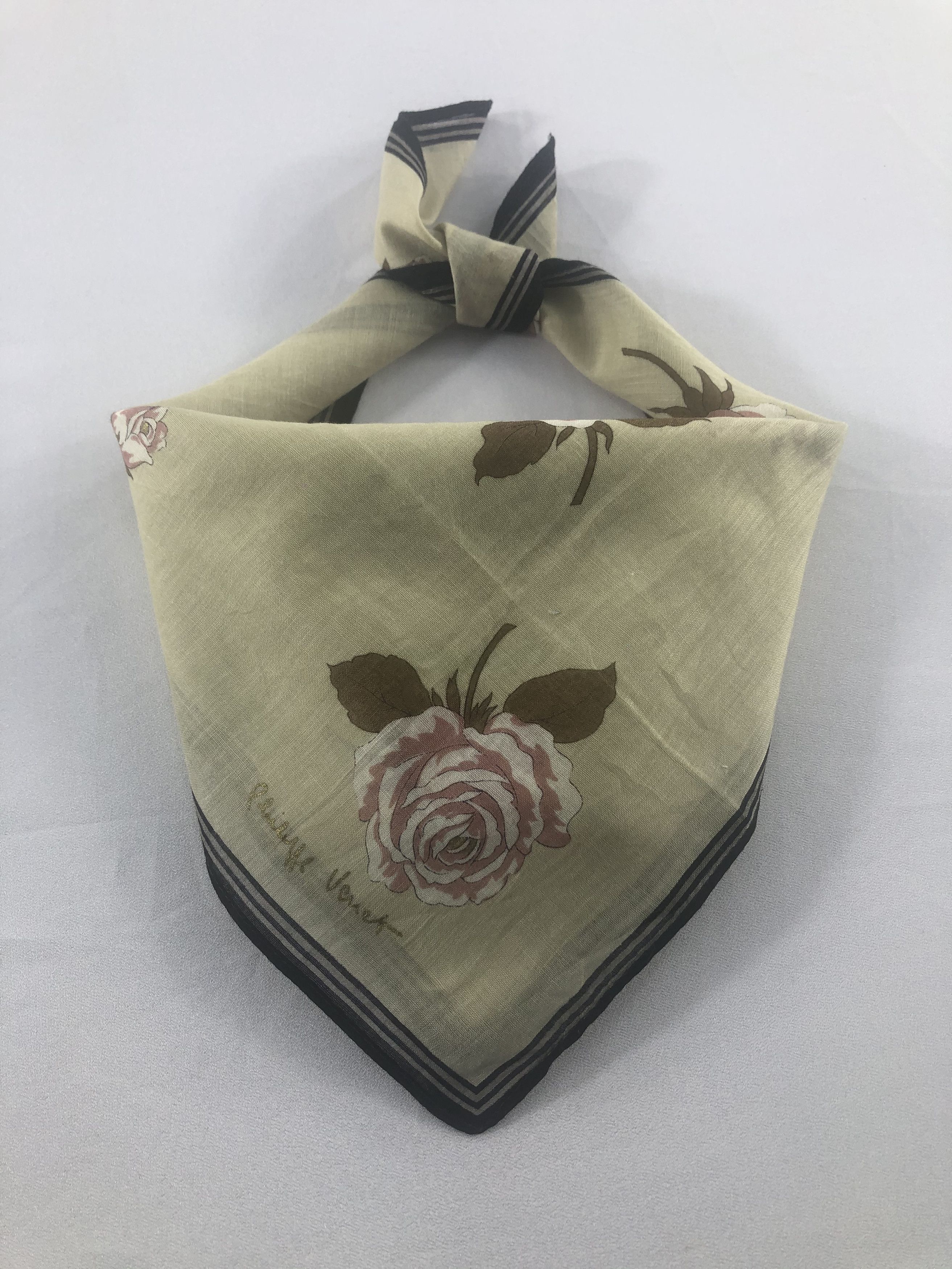 Vintage Philippe Venet Handkerchief / Bandana / Neckerchief Size ONE SIZE - 1 Thumbnail