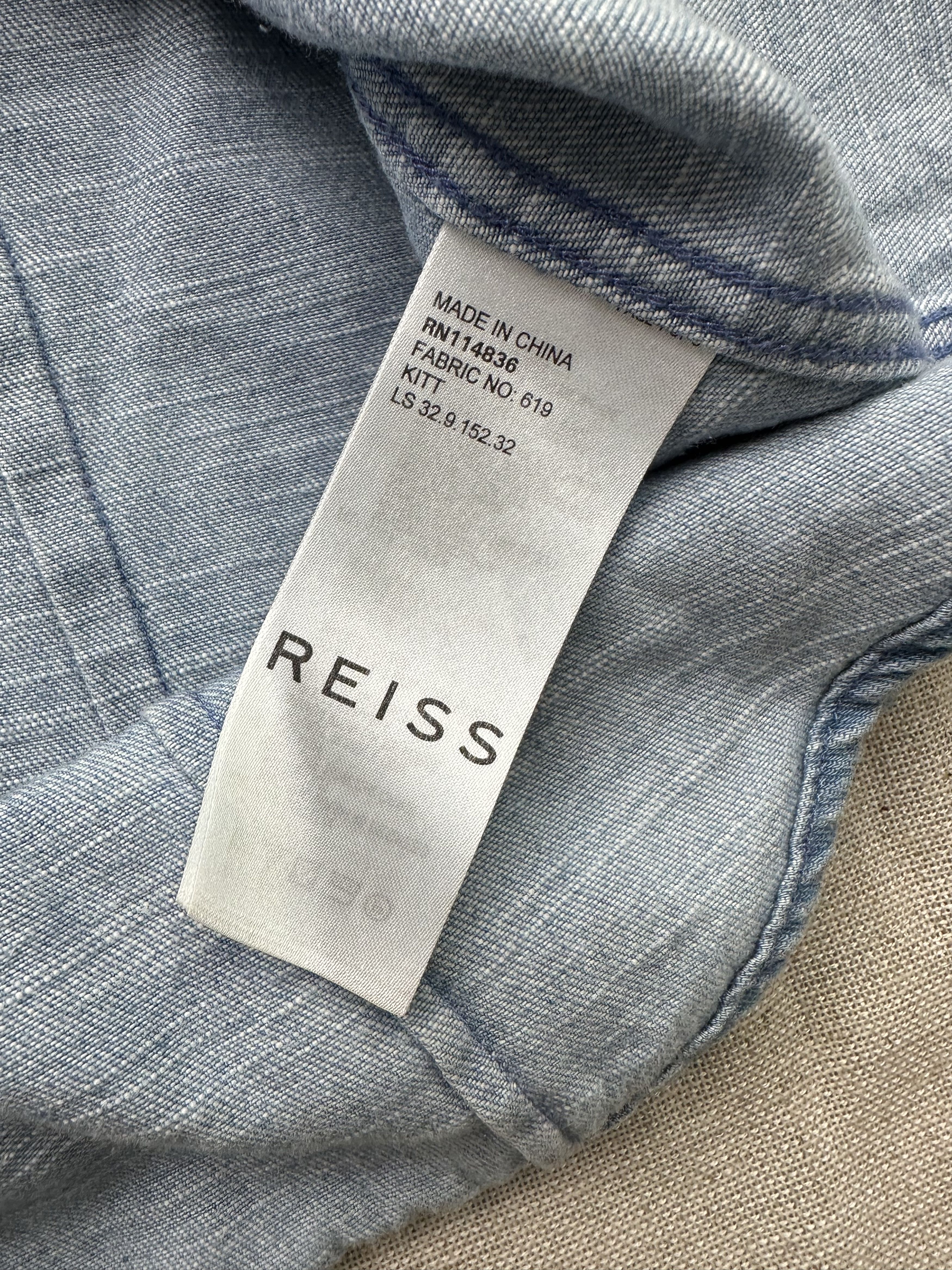 Reiss Reiss Shirt Short Sleeve Size US XL / EU 56 / 4 - 6 Thumbnail