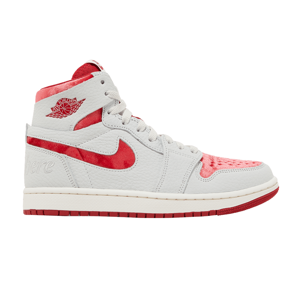 image of Wmns Air Jordan 1 High Zoom Comfort 2 Valentines Day Shoes in White, Women's (Size 10)