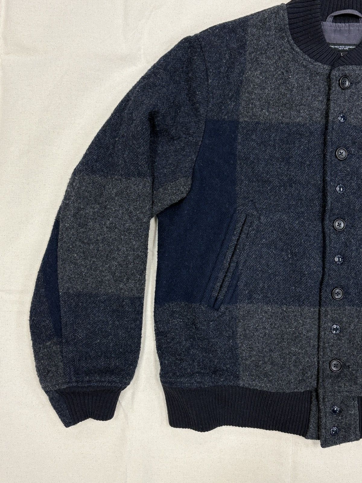 Engineered Garments Engineered Garments FW10 Wool Check Plaid Tanker Jacket Size US L / EU 52-54 / 3 - 2 Thumbnail