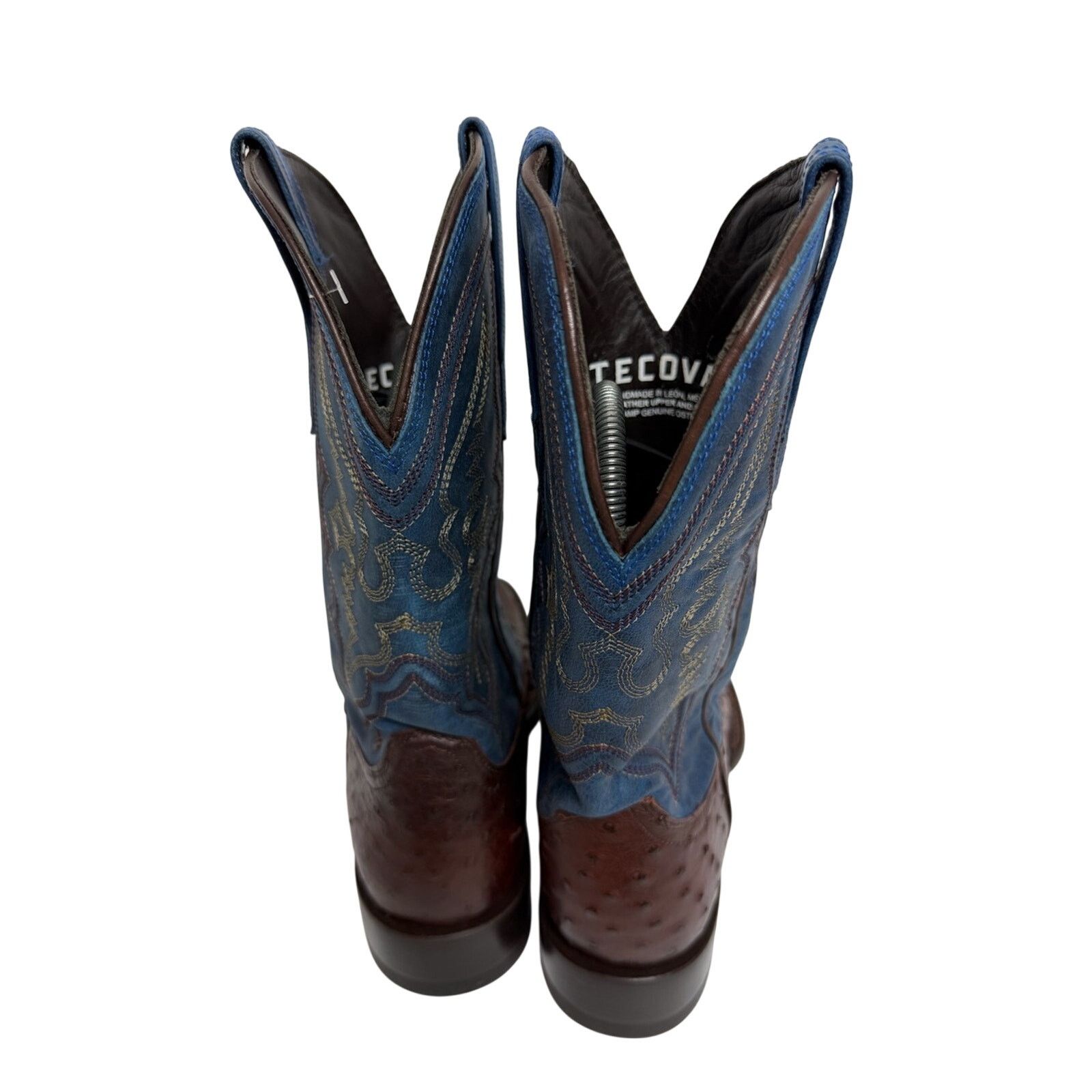 Tecovas NEW TECOVAS THE EMMITT II HAZELNUT QUILL OSTRICH BOOTS READ Size US 9 / EU 42 - 6 Thumbnail