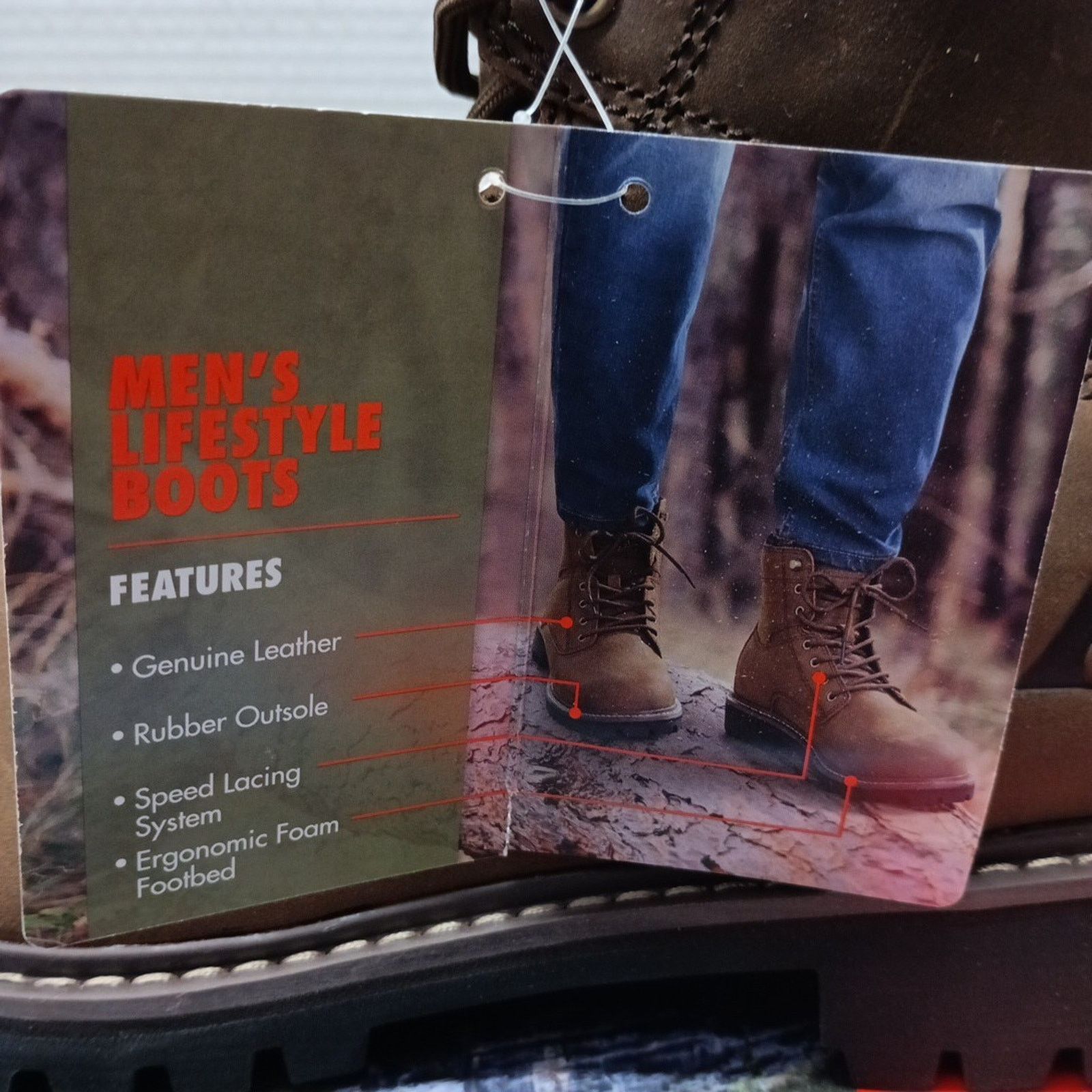 Other Ozark Trail Men's Range Mountain Hiking Boots Size 9.5 Brown Size US 9.5 / EU 42-43 - 4 Thumbnail