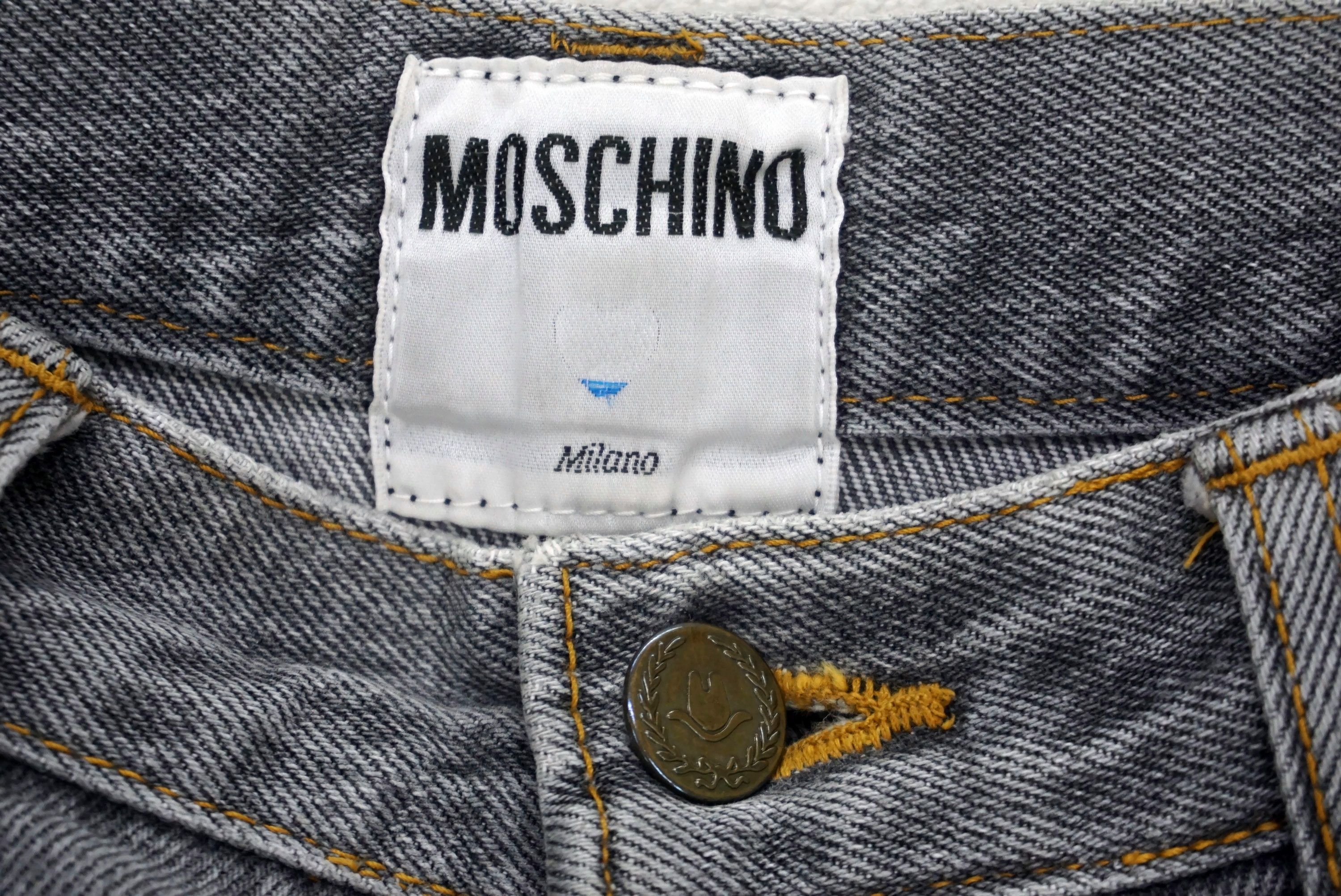 Moschino Vintage Jeans Size W26xL29.5 High Waisted Denim Size 26" / US 2 / IT 38 - 12 Thumbnail