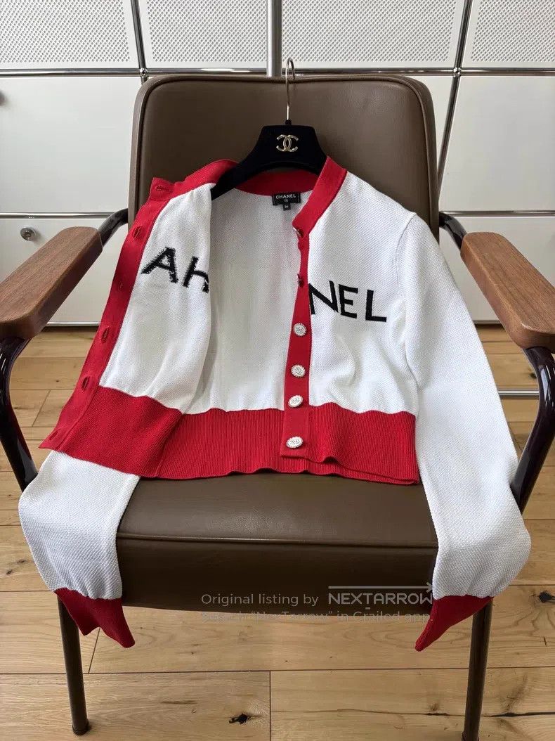 Chanel Chanel Beach series white and red single-breasted logo pri Size XS / US 0-2 / IT 36-38 - 4 Thumbnail