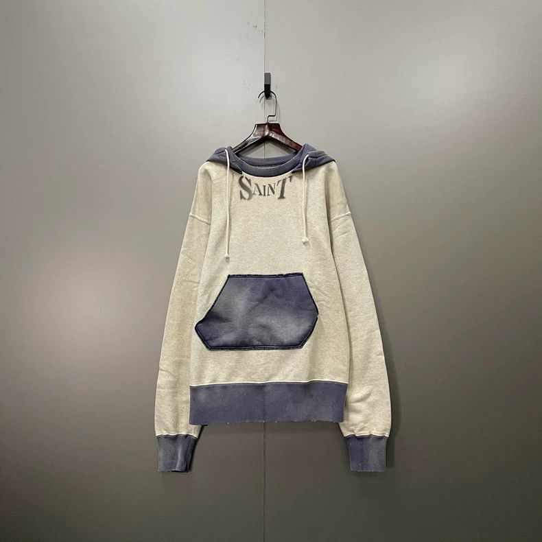 Saint Michael Saint Michael Color blocked letter printed hoodie Size US M / EU 48-50 / 2 - 1 Thumbnail