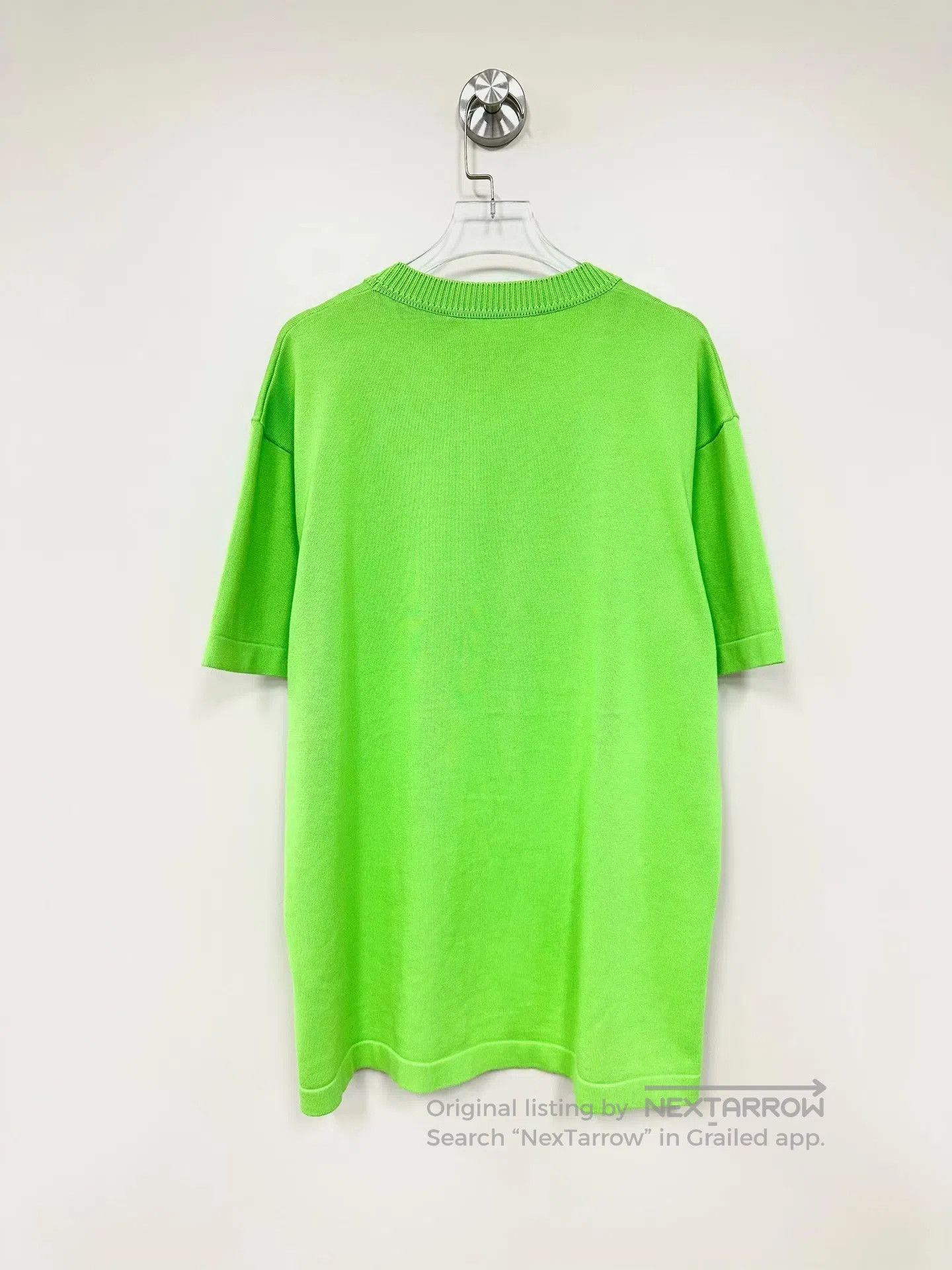 Louis Vuitton Louis Vuitton Green letter pin logo wool knitted short sle Size US S / EU 44-46 / 1 - 2 Thumbnail