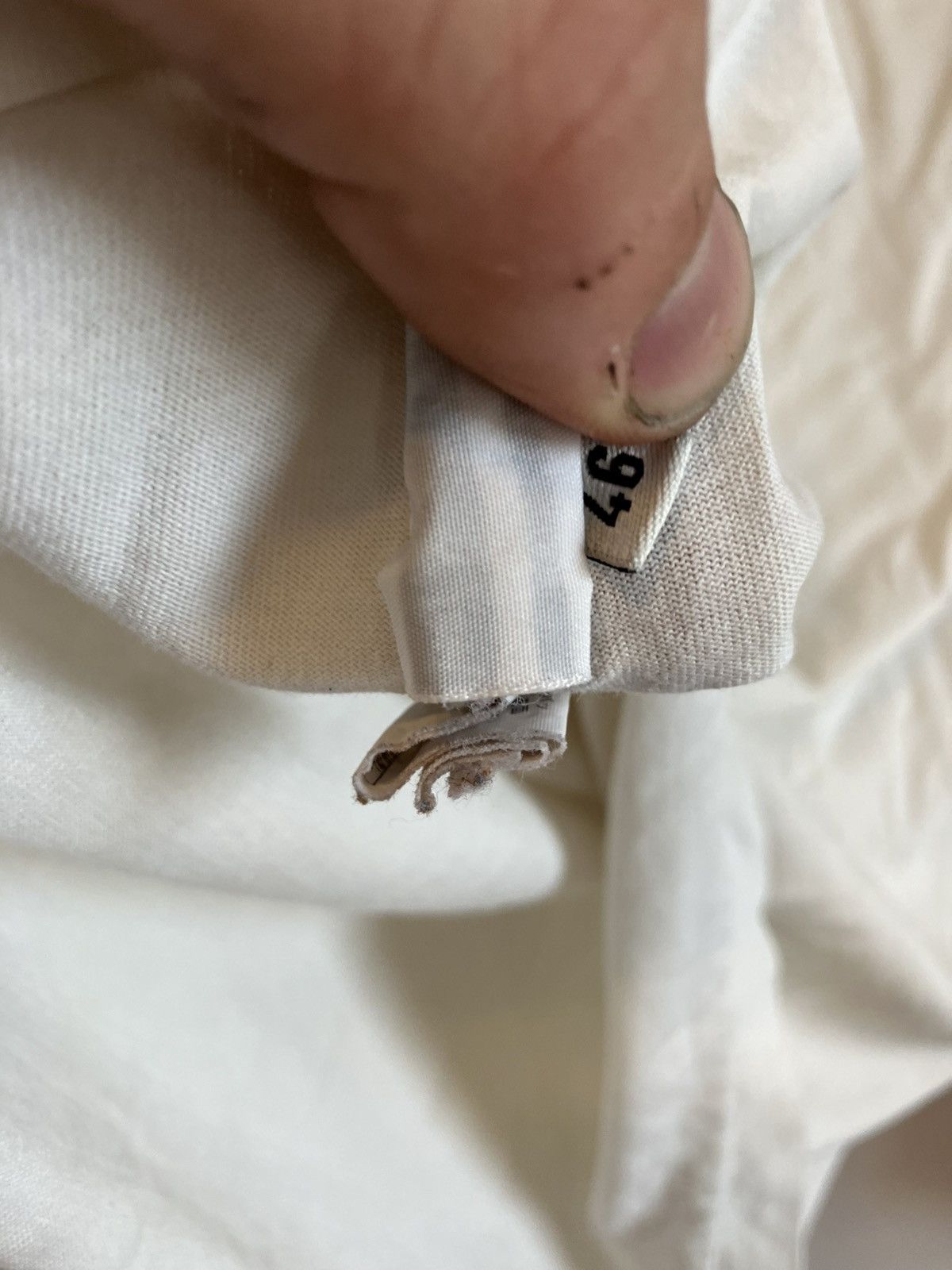 Raf Simons SS04 Cut Neck Long Sleeve Size US S / EU 44-46 / 1 - 8 Thumbnail