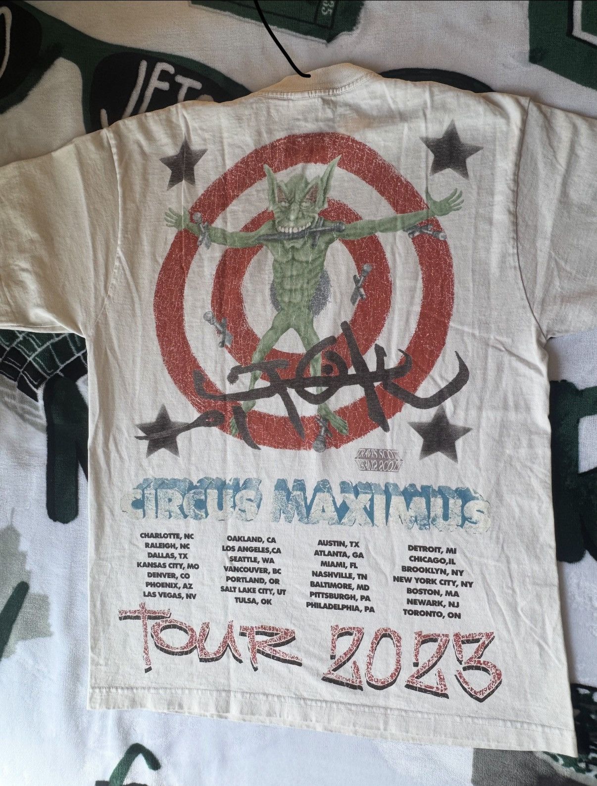Travis Scott Travis Scott Utopia Circus Maximus 2023 Tour Concert Size US M / EU 48-50 / 2 - 1 Thumbnail