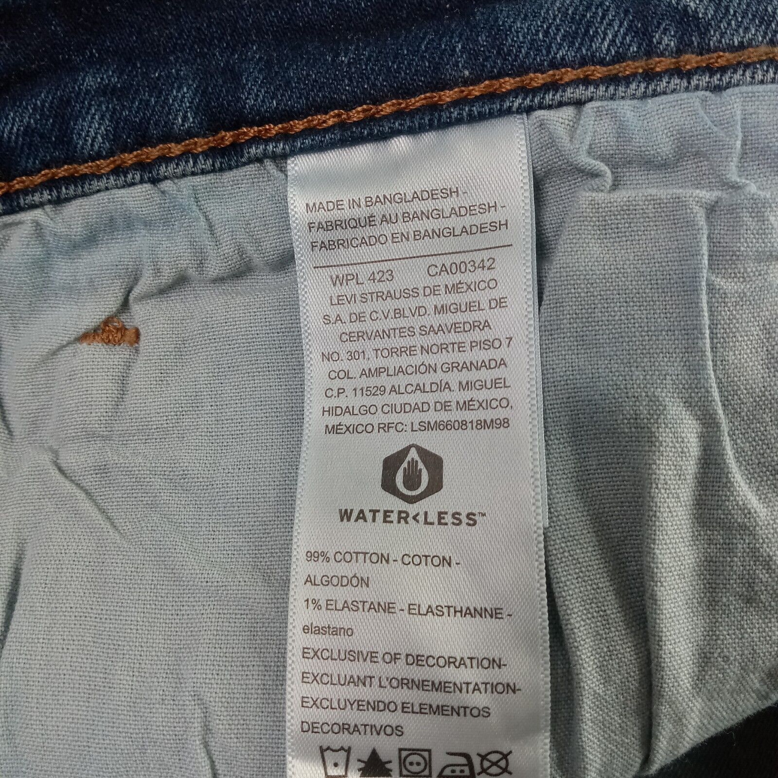 Levi's Signature By Levi's Loose Jeans Men's 34x32 Blue Denim Flex Size US 34 / EU 50 - 6 Thumbnail