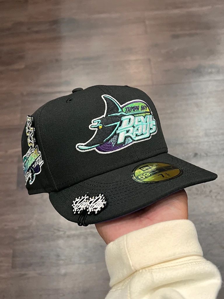 TAMPA BAY DEVIL RAYS 1998 INAUGURAL SEASON PRUPLE BRIM