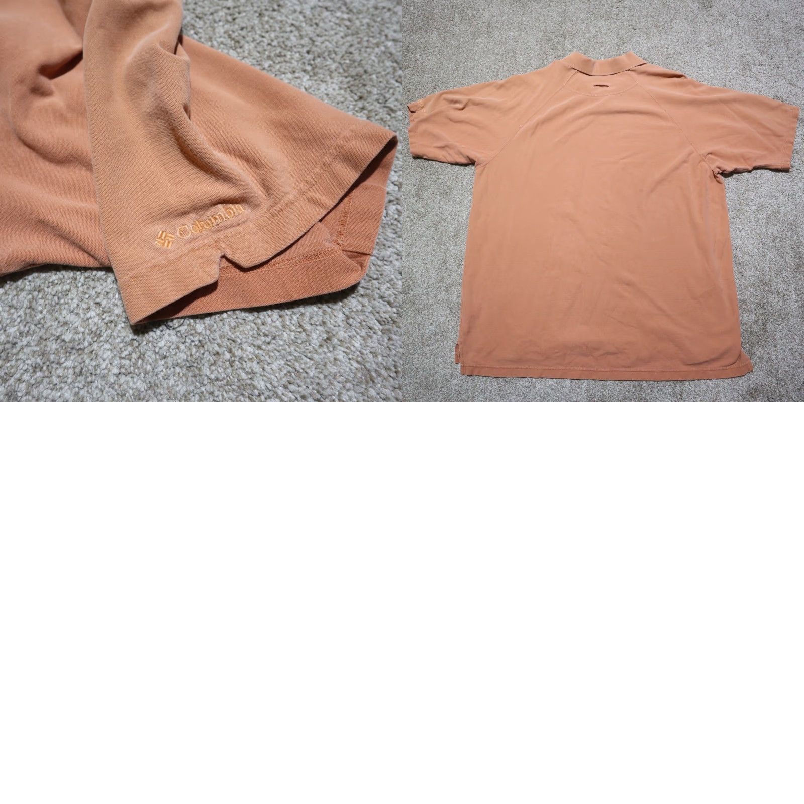 Vintage Columbia Polo Shirt Short Sleeve Casual Golf Rugby Men's Big & Tall 2XLB XXL Orange Logo Cotton Polo Shirt Cols Mens Size US XXL / EU 58 / 5 - 8 Thumbnail