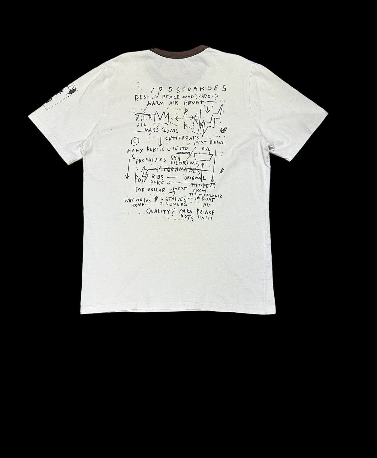 Jean-Michel Basquiat Jean Micheal basquit art tee Size US M / EU 48-50 / 2 - 2 Thumbnail