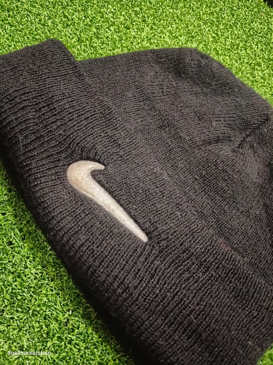 Nike VTG 90S NIKE Taiwan Embroidered Logo Beanie Size ONE SIZE - 4 Thumbnail