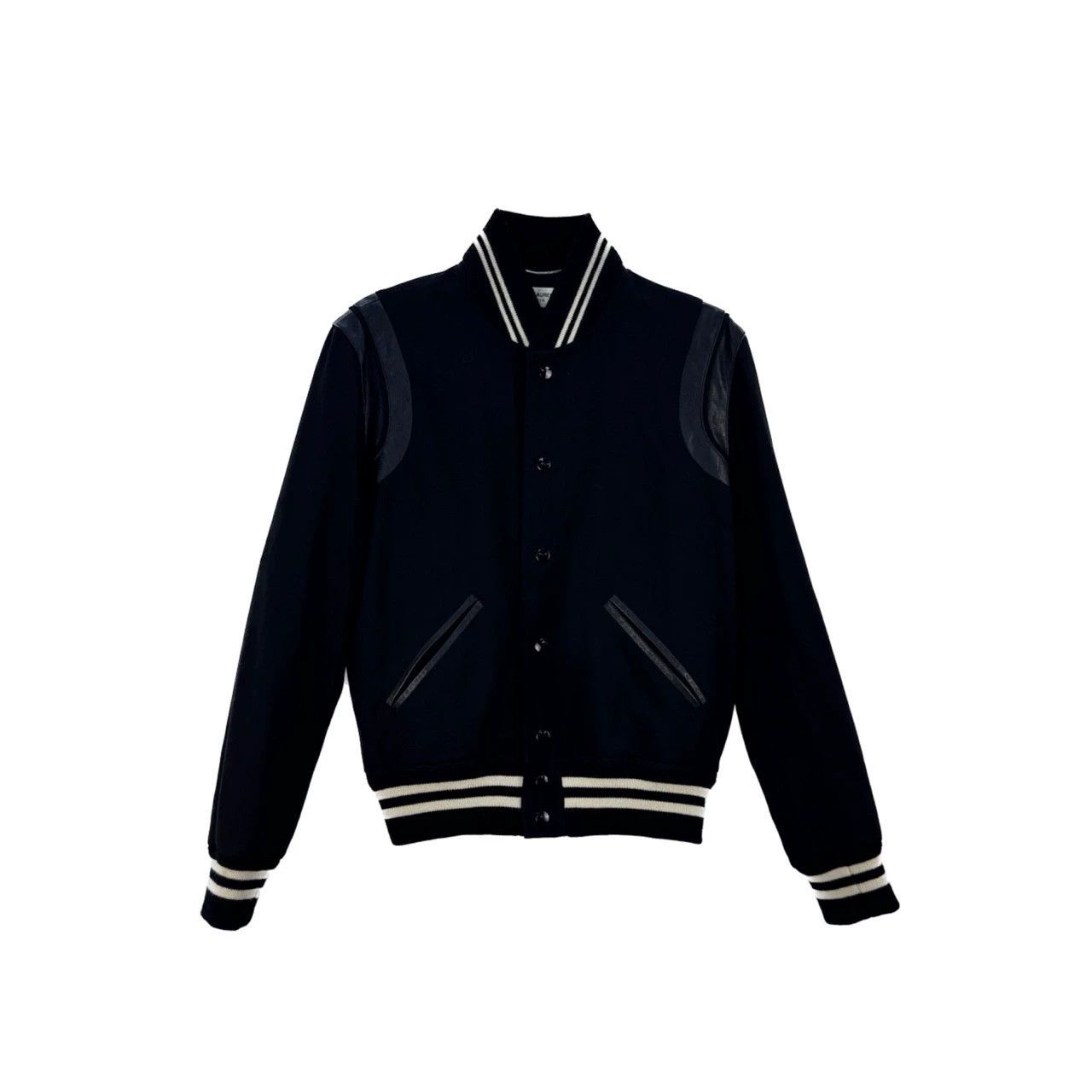 Saint Laurent Paris Saint Laurent Paris Classic baseball jacket Size US S / EU 44-46 / 1 - 1 Thumbnail