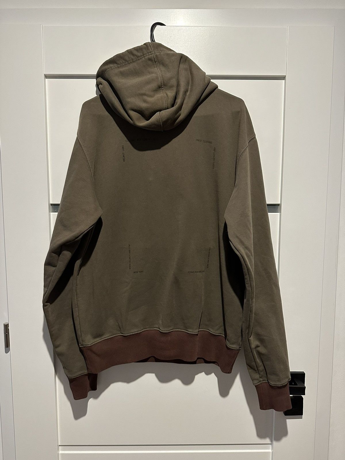 Helmut Lang Helmut Lang Khaki Combo Hoodie Olive Size US S / EU 44-46 / 1 - 6 Thumbnail
