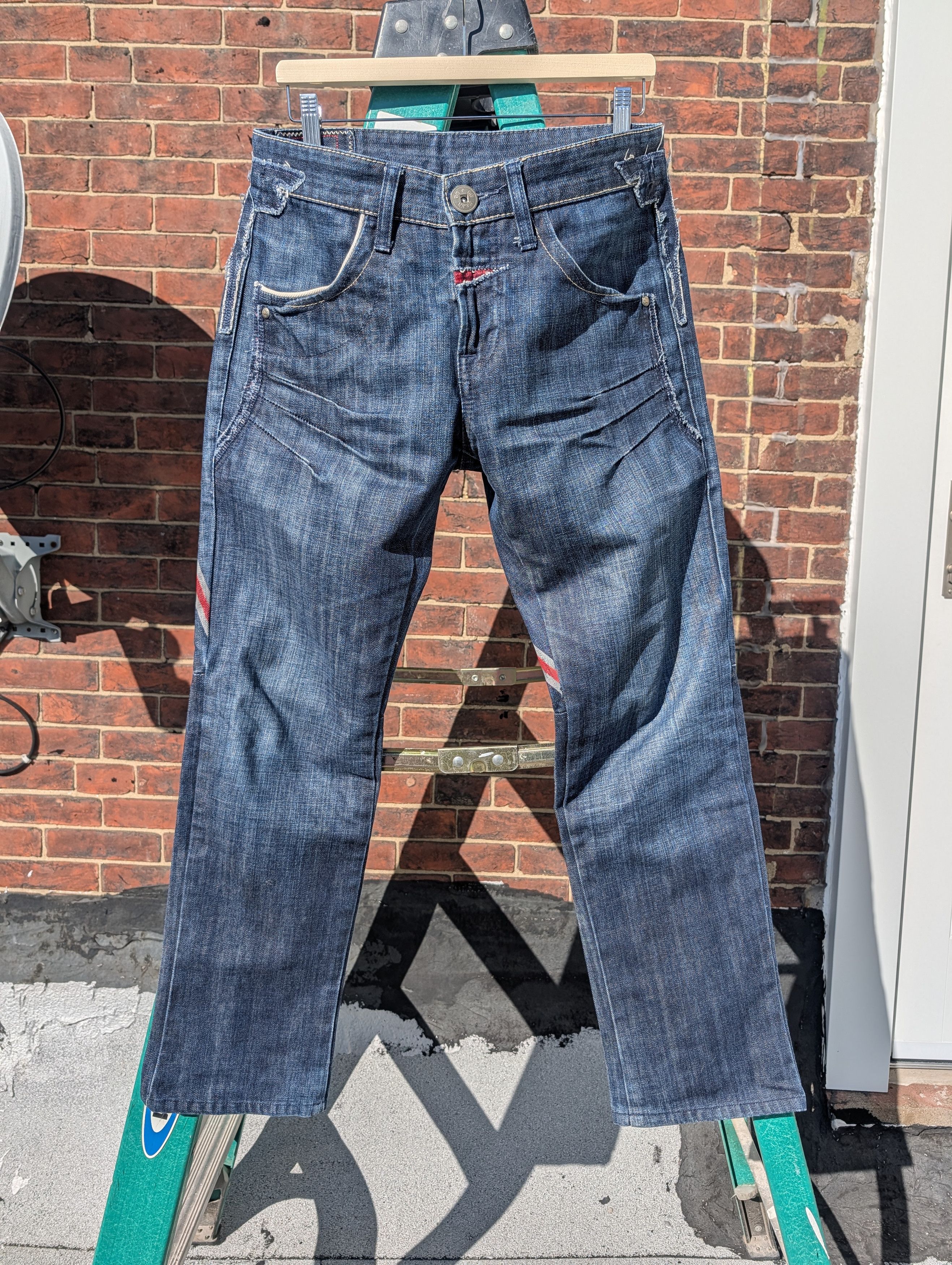 Marithe + Francois Girbaud MF+G American Flag Jeans Size US 34 / EU 50 - 2 Thumbnail