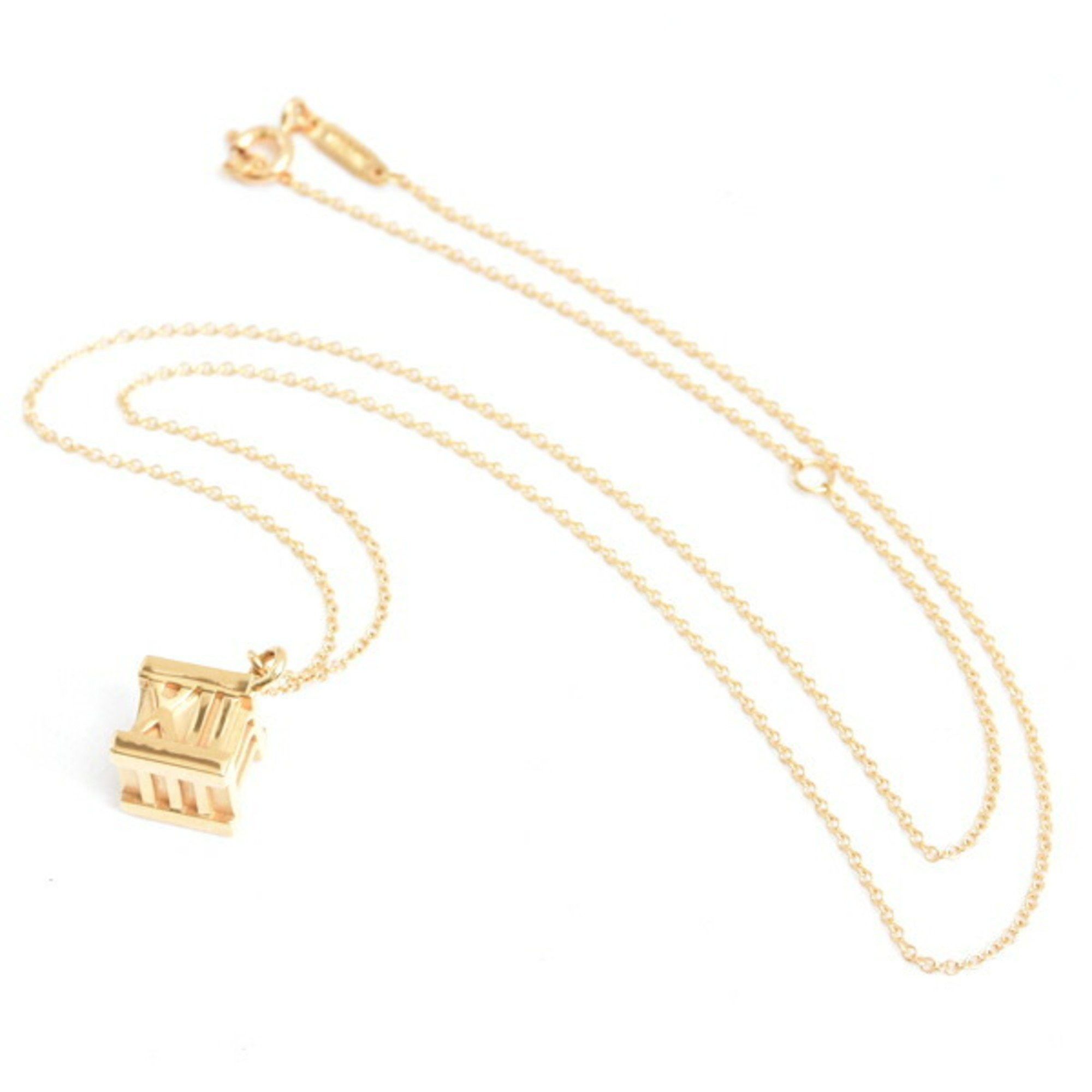 Tiffany & Co Atlas cube necklace