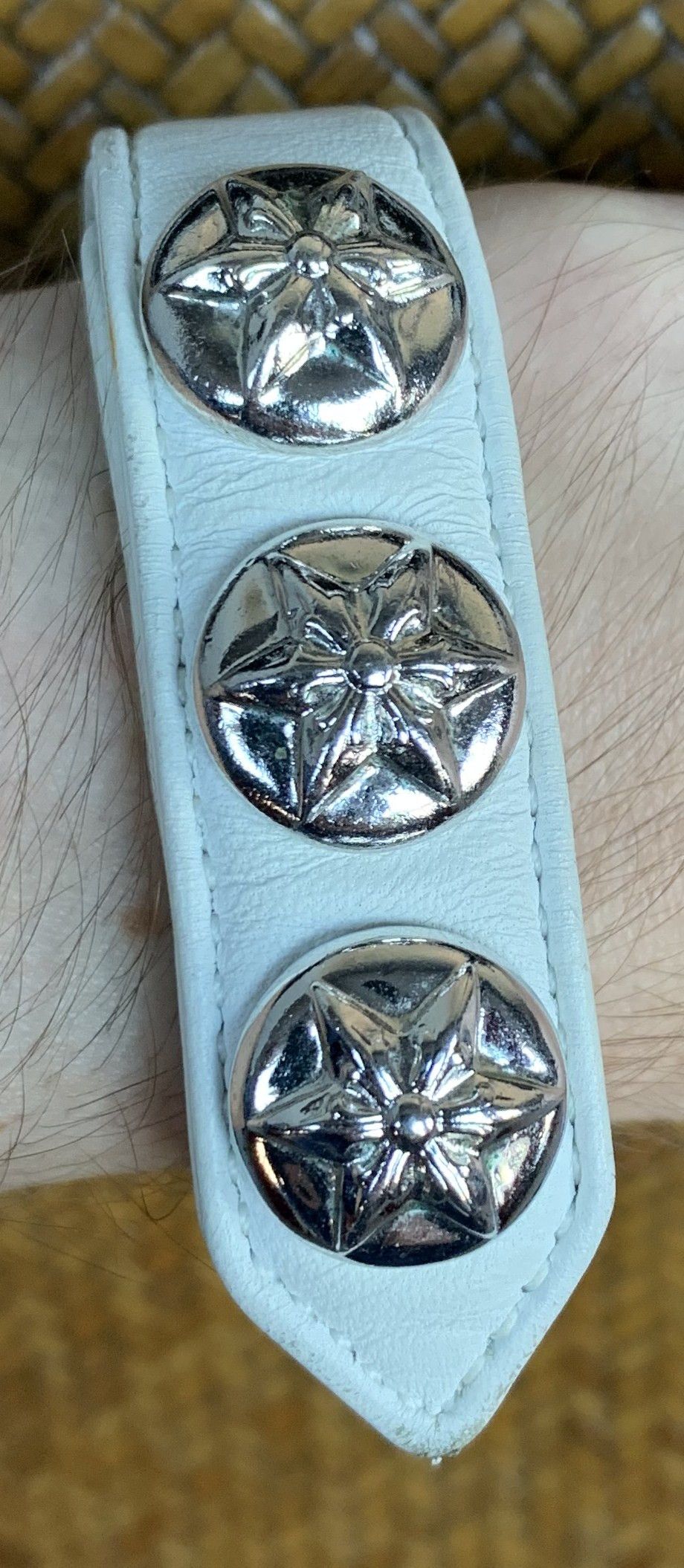 Chrome Hearts Chrome Hearts Adjustable Leather Silver Snap Bracelet + Box Size ONE SIZE - 16 Thumbnail