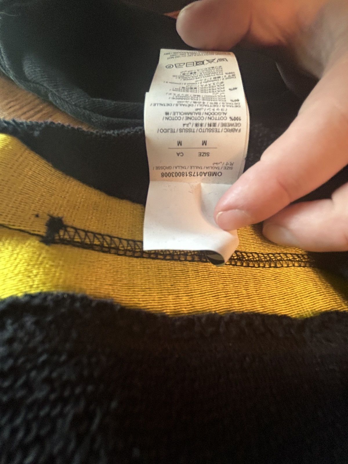 Off-White Off white black crewneck Size US M / EU 48-50 / 2 - 8 Thumbnail