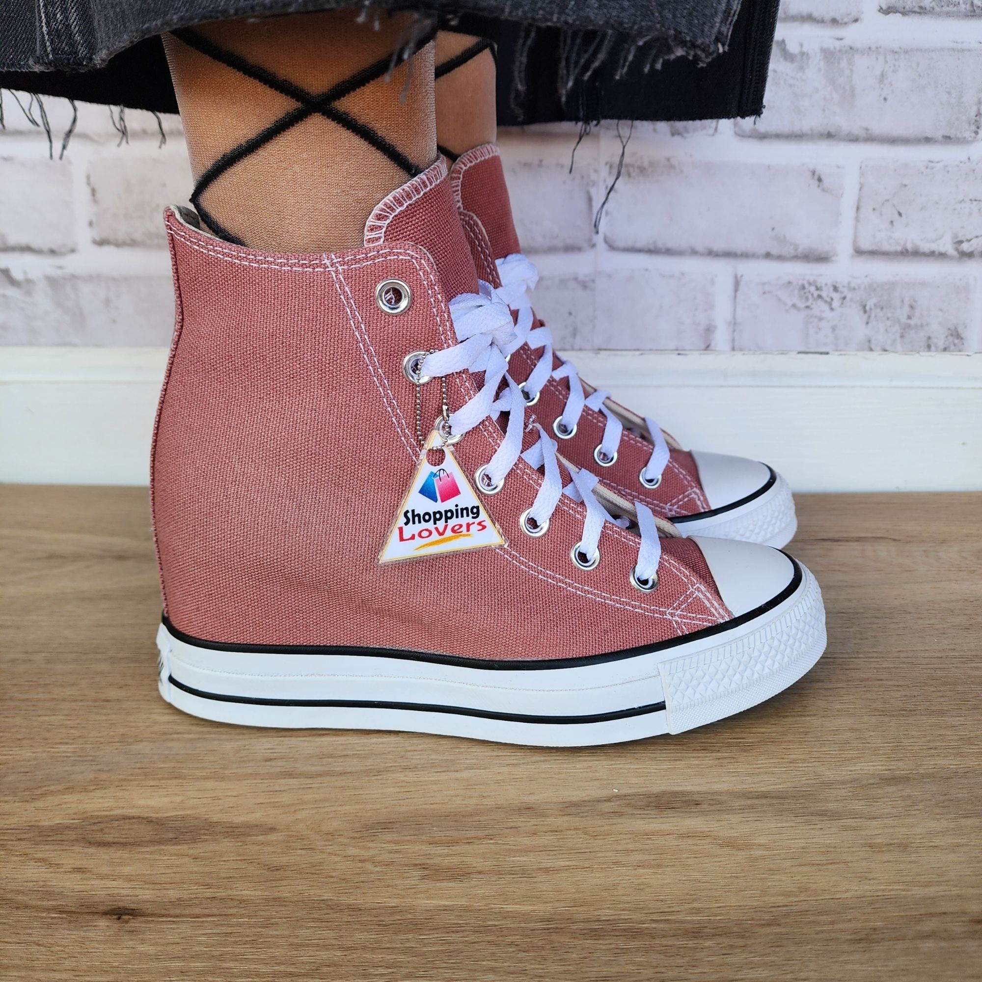 Converse ⭐Converse Chuck Taylor Wedge Platform Sz 7.5 Women's shoes S Size US 7.5 / IT 37.5 - 3 Thumbnail