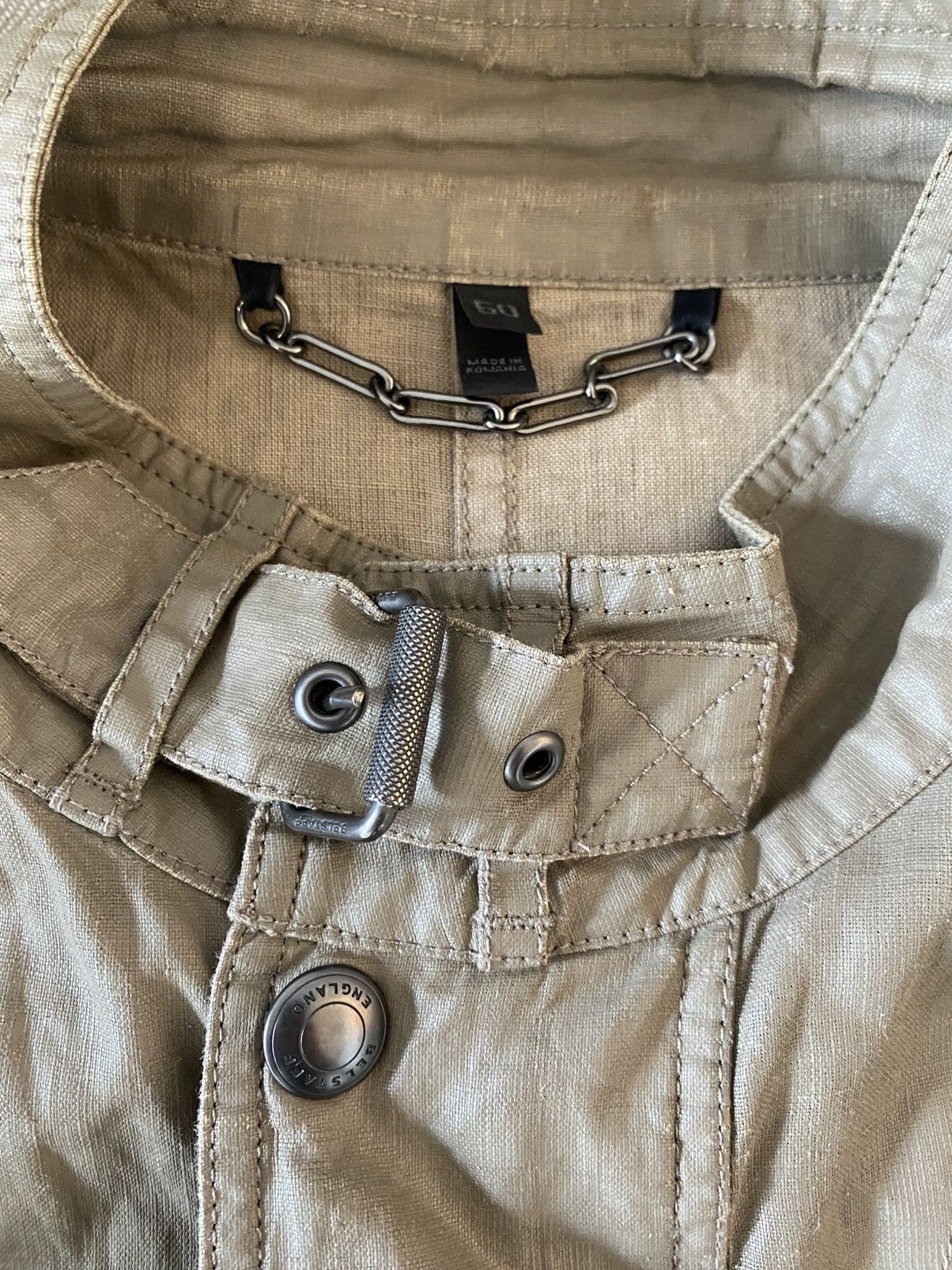 Belstaff BELSTAFF Waxed Linen Jkt - Great Condition (Patina) Sz. 50 Size US M / EU 48-50 / 2 - 5 Thumbnail