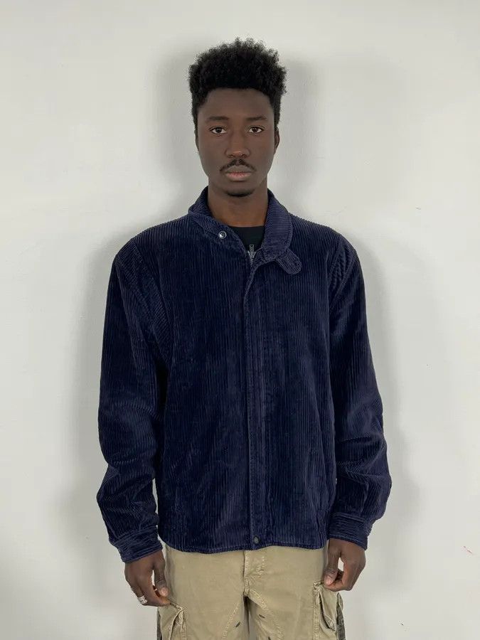 Valentino 1990s Valentino Navy Corduroy Premium Jacket Size US M / EU 48-50 / 2 - 2 Thumbnail