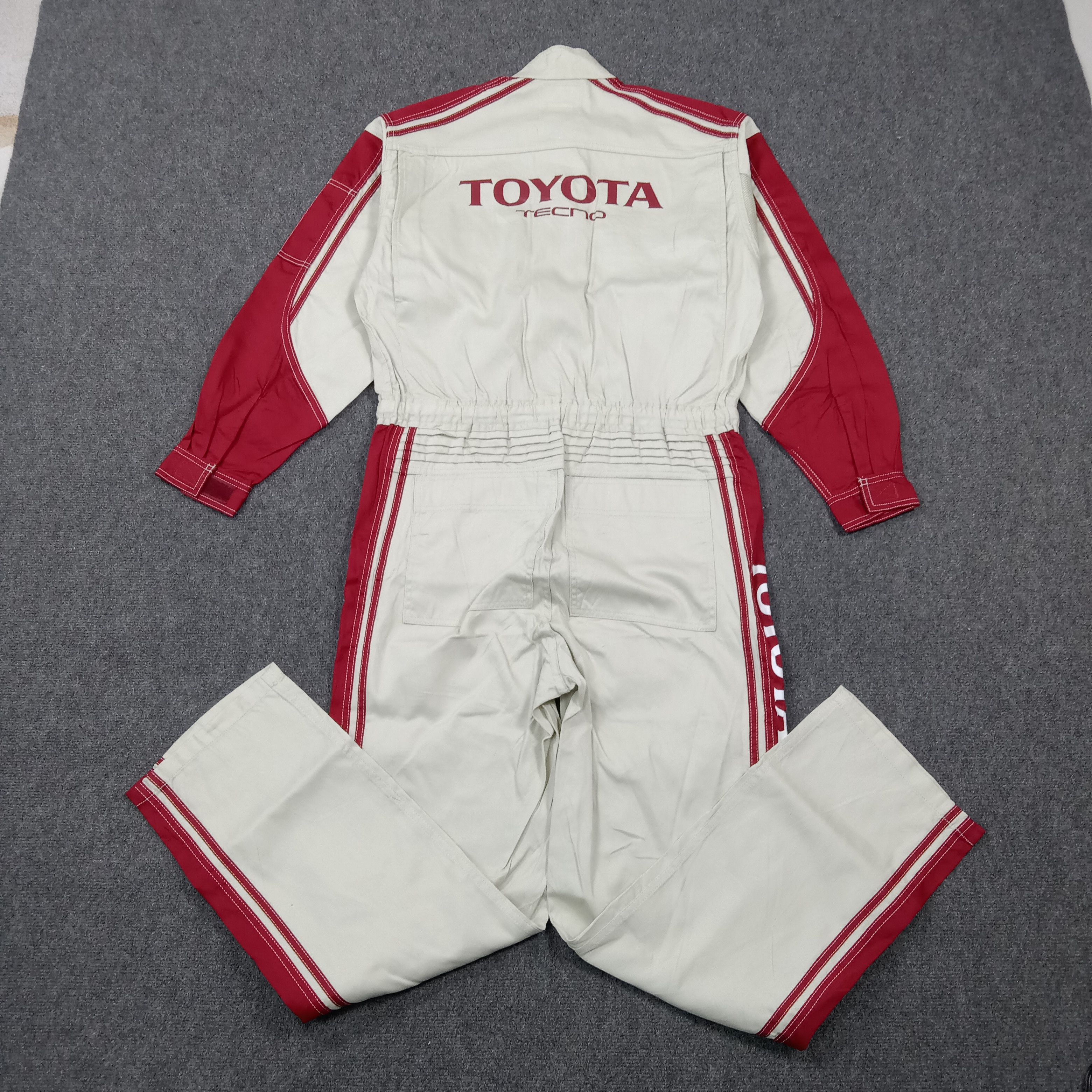 Japanese Brand Toyota TECNO Racing 90's Workwear Coverall Jacket C274N26 Size US L / EU 52-54 / 3 - 1 Thumbnail