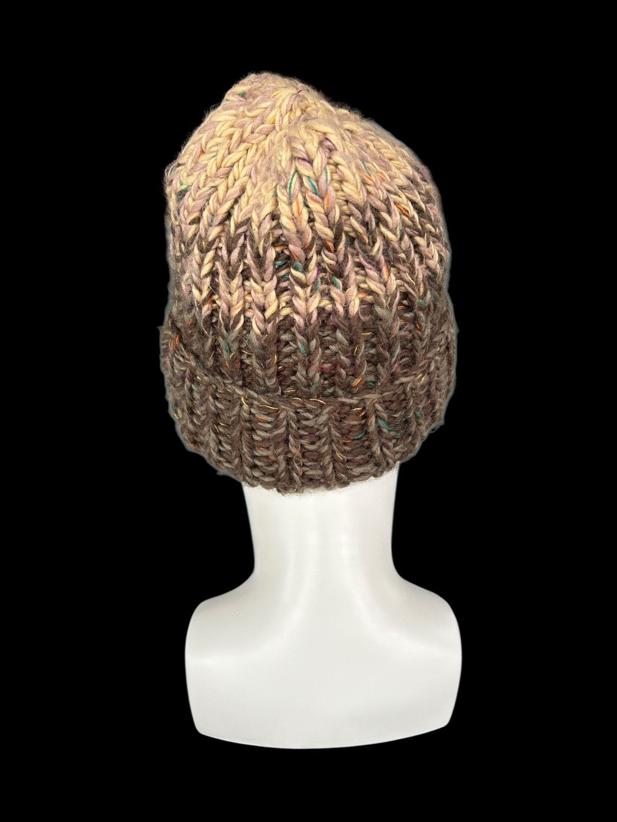 Japanese Brand × Kapital × Vintage Crochet Knitted Handmade Beanie Hats Rare☠️☠️ Size ONE SIZE - 4 Thumbnail