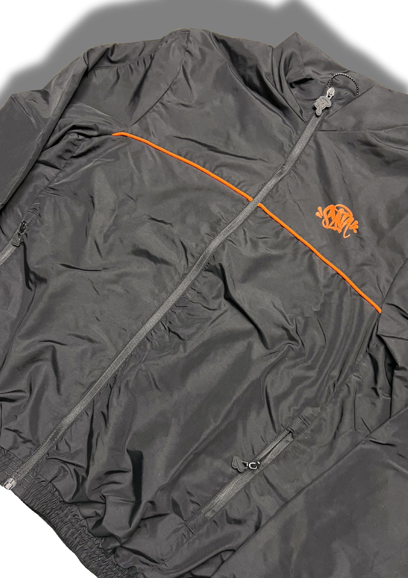 Syna World Syna World Shell Tracksuit “BLACK / ORANGE” Size US L / EU 52-54 / 3 - 5 Thumbnail