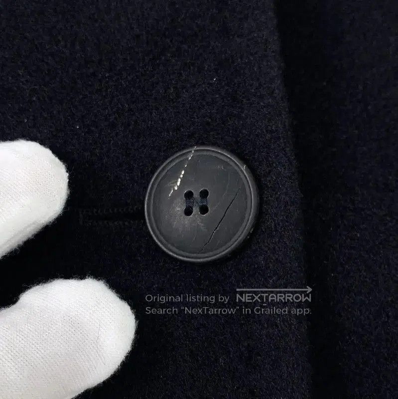 Max Mara MaxMara Navy Women's Coat Size M . Size M / US 6-8 / IT 42-44 - 8 Thumbnail
