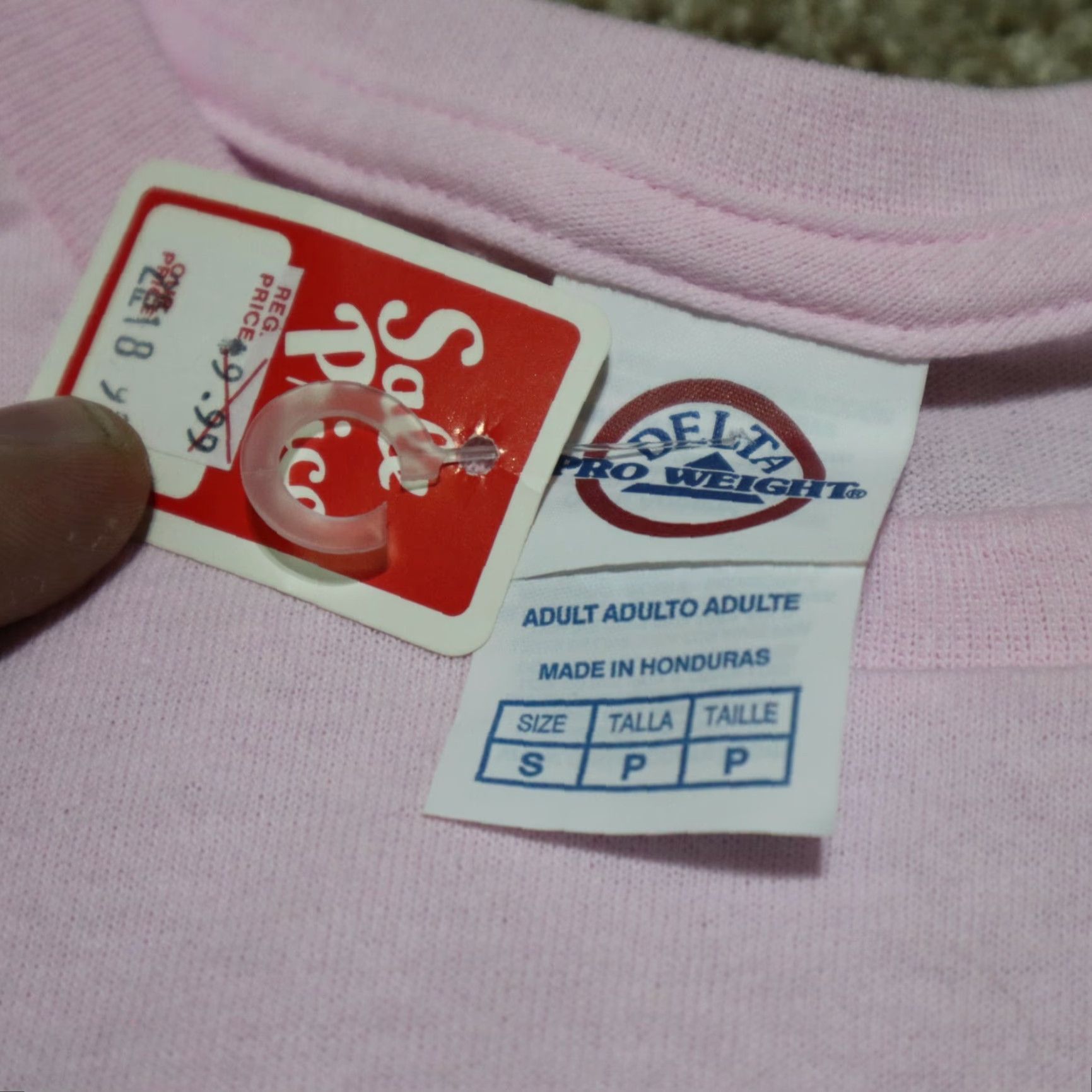 Delta VINTAGE SC South Carolina Myrtle Beach Pink Short Sleeve Ladies Tee T-Shirt Womens Small Size S / US 4 / IT 40 - 2 Thumbnail